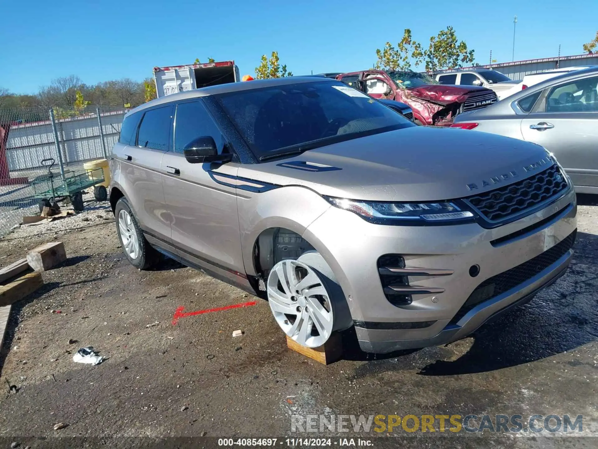 1 fotografías del automóvil dañado SALZT2FX1MH140279 LAND ROVER RANGE ROVER EVOQUE 2021