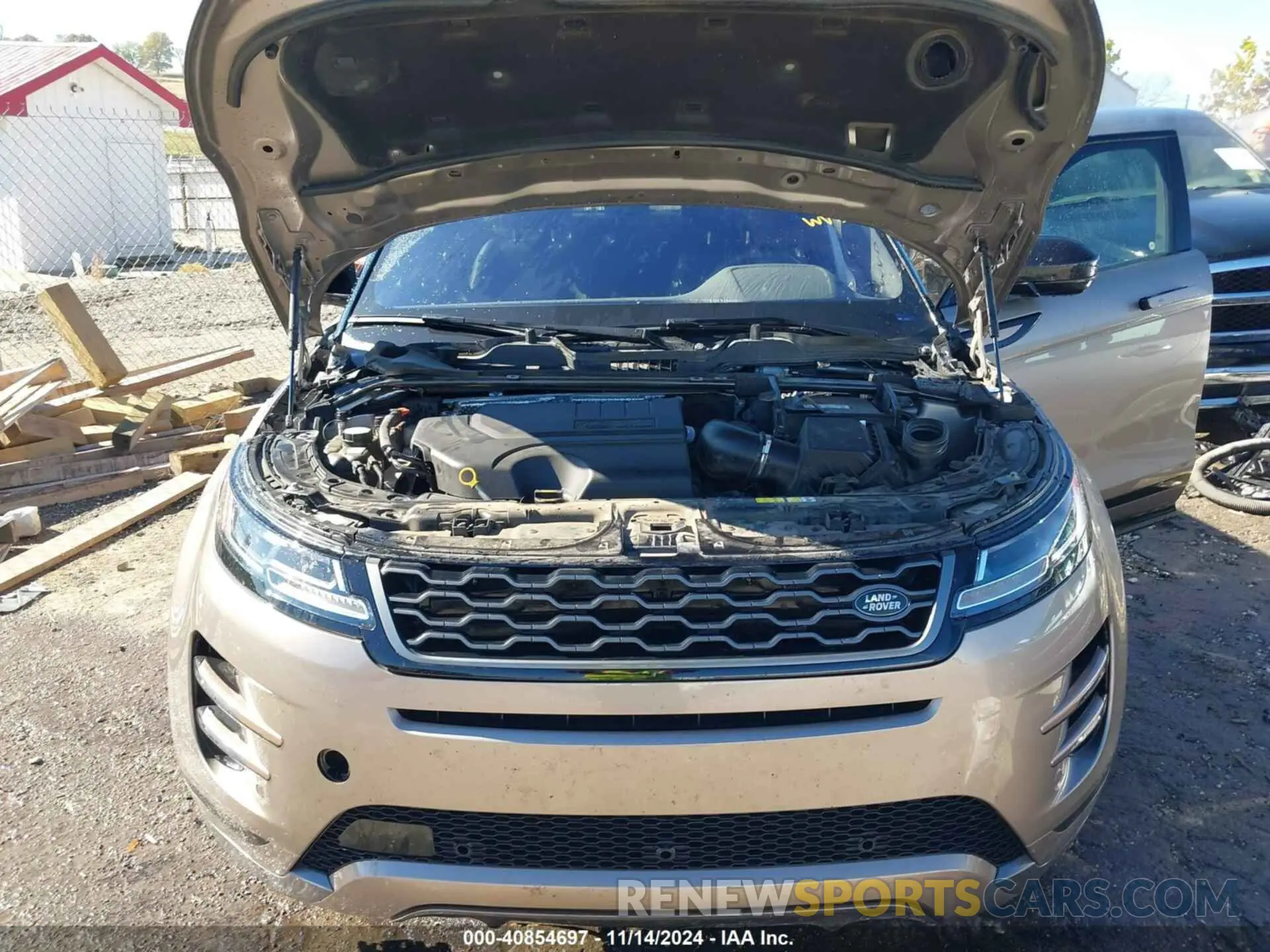 10 fotografías del automóvil dañado SALZT2FX1MH140279 LAND ROVER RANGE ROVER EVOQUE 2021