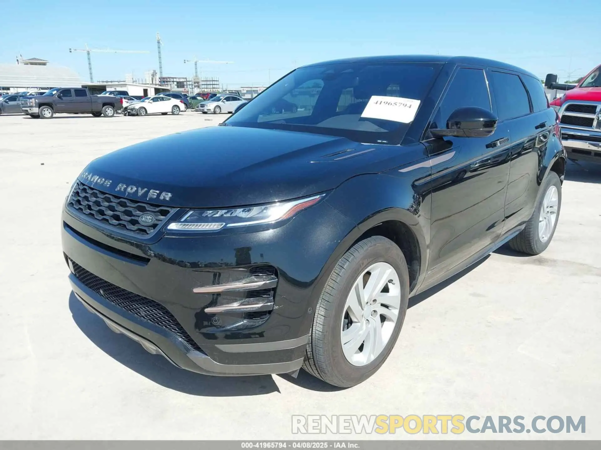 2 fotografías del automóvil dañado SALZT2FX1MH154750 LAND ROVER RANGE ROVER EVOQUE 2021