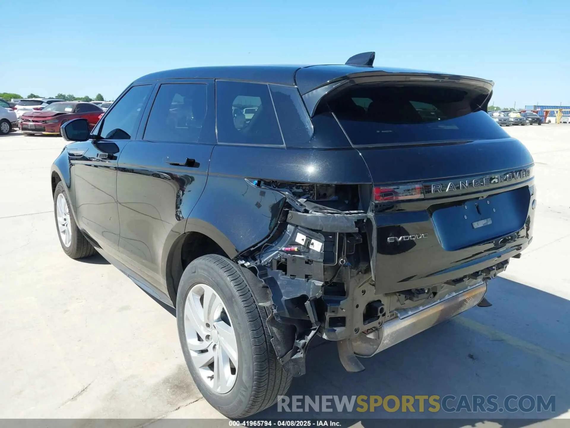 3 fotografías del automóvil dañado SALZT2FX1MH154750 LAND ROVER RANGE ROVER EVOQUE 2021