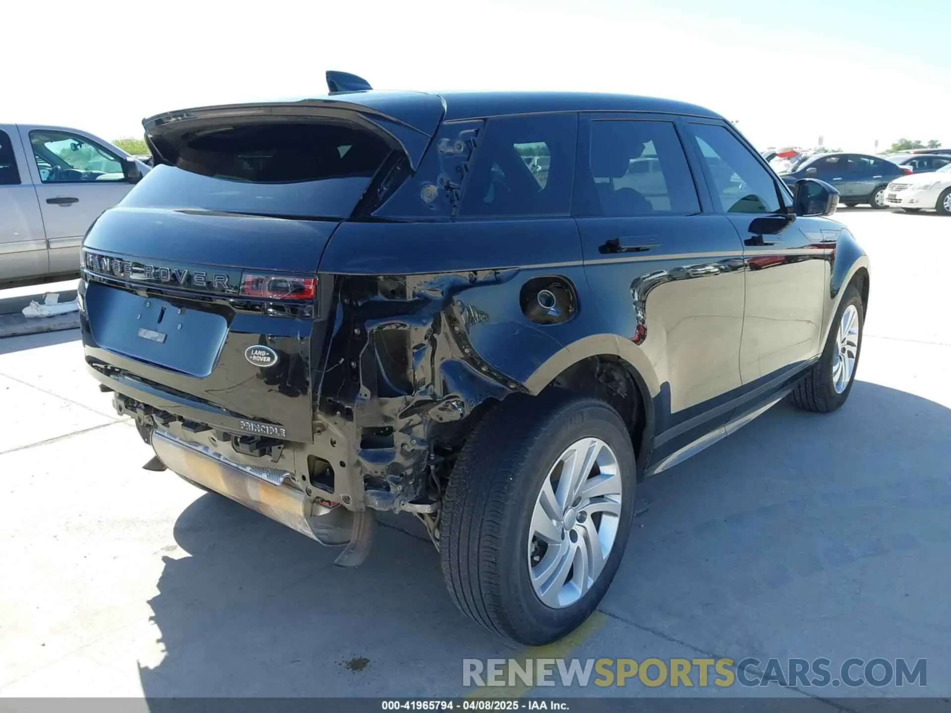 4 fotografías del automóvil dañado SALZT2FX1MH154750 LAND ROVER RANGE ROVER EVOQUE 2021