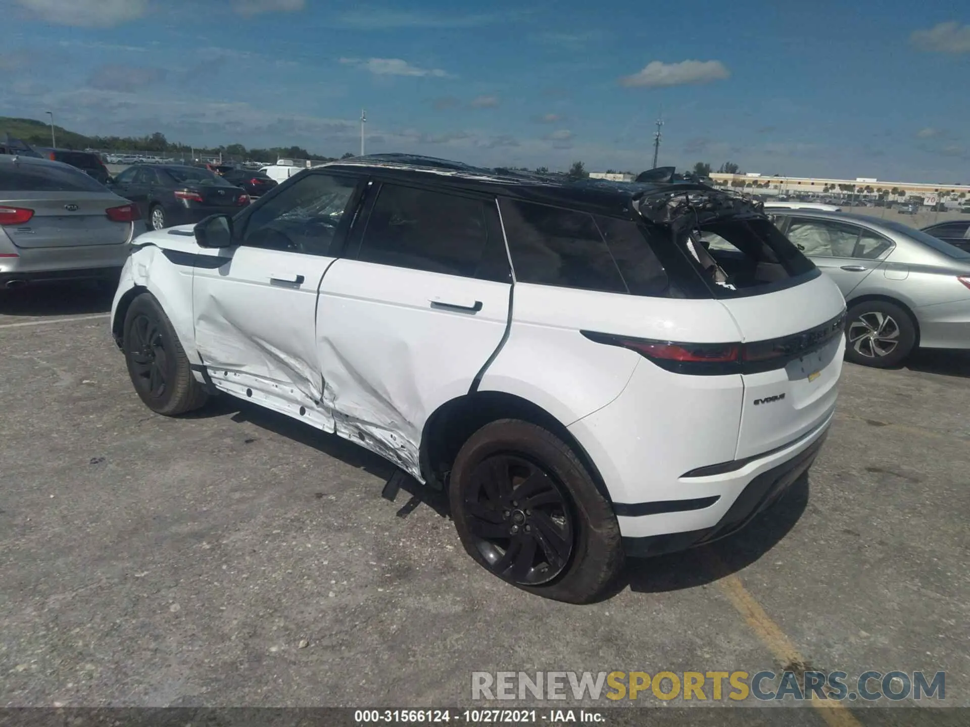 3 fotografías del automóvil dañado SALZT2FX6MH142657 LAND ROVER RANGE ROVER EVOQUE 2021