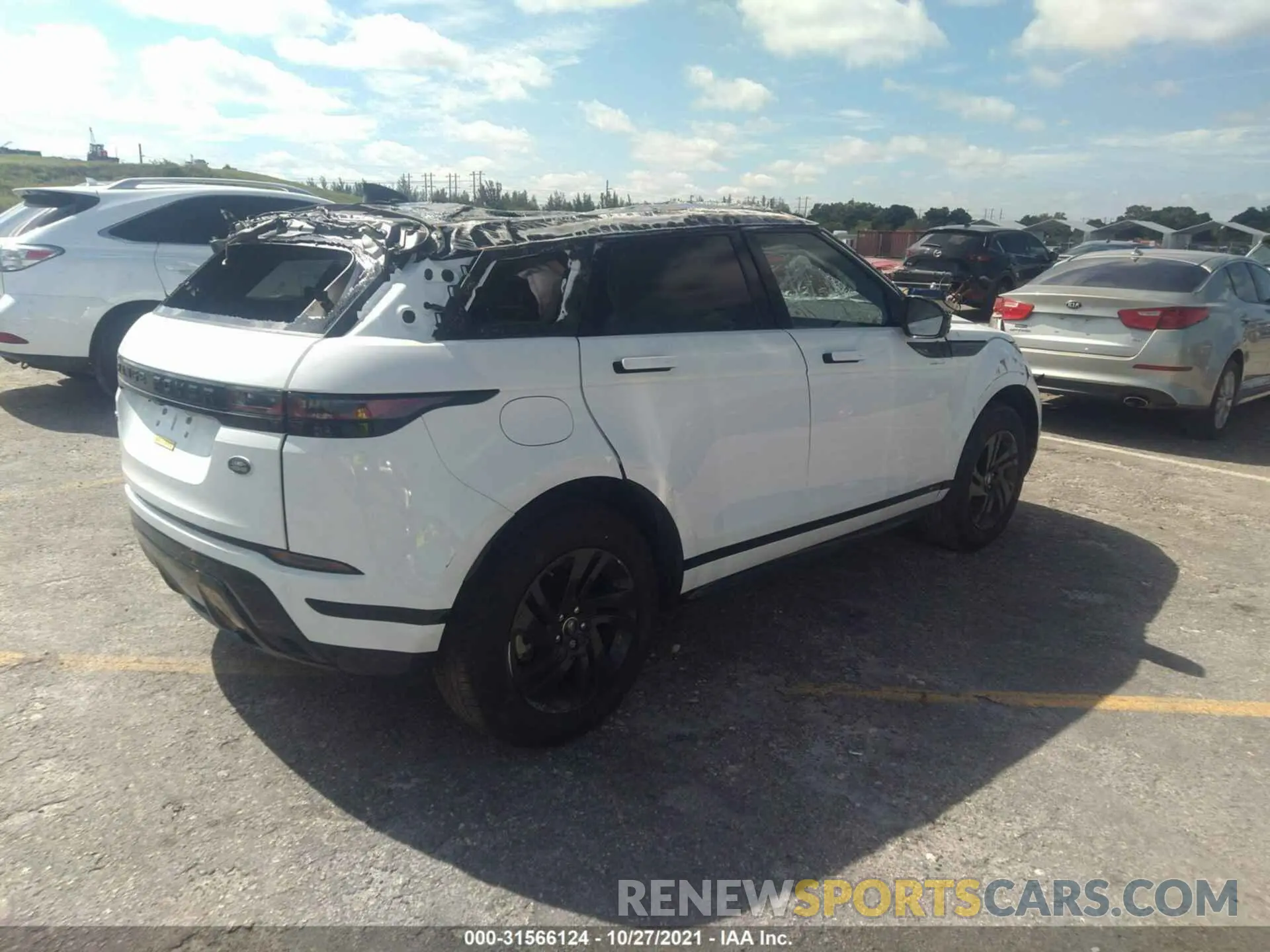 4 fotografías del automóvil dañado SALZT2FX6MH142657 LAND ROVER RANGE ROVER EVOQUE 2021
