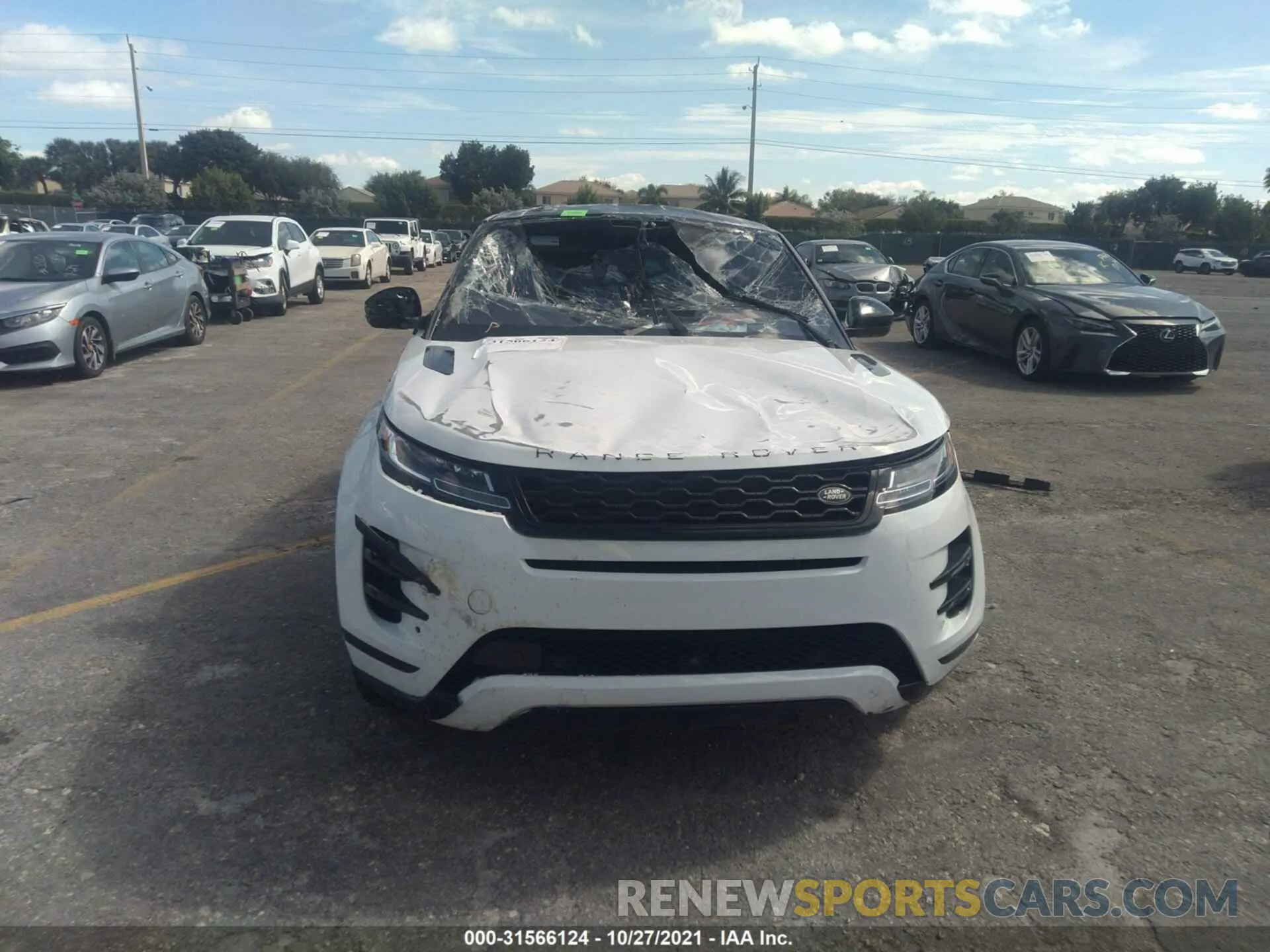 6 fotografías del automóvil dañado SALZT2FX6MH142657 LAND ROVER RANGE ROVER EVOQUE 2021