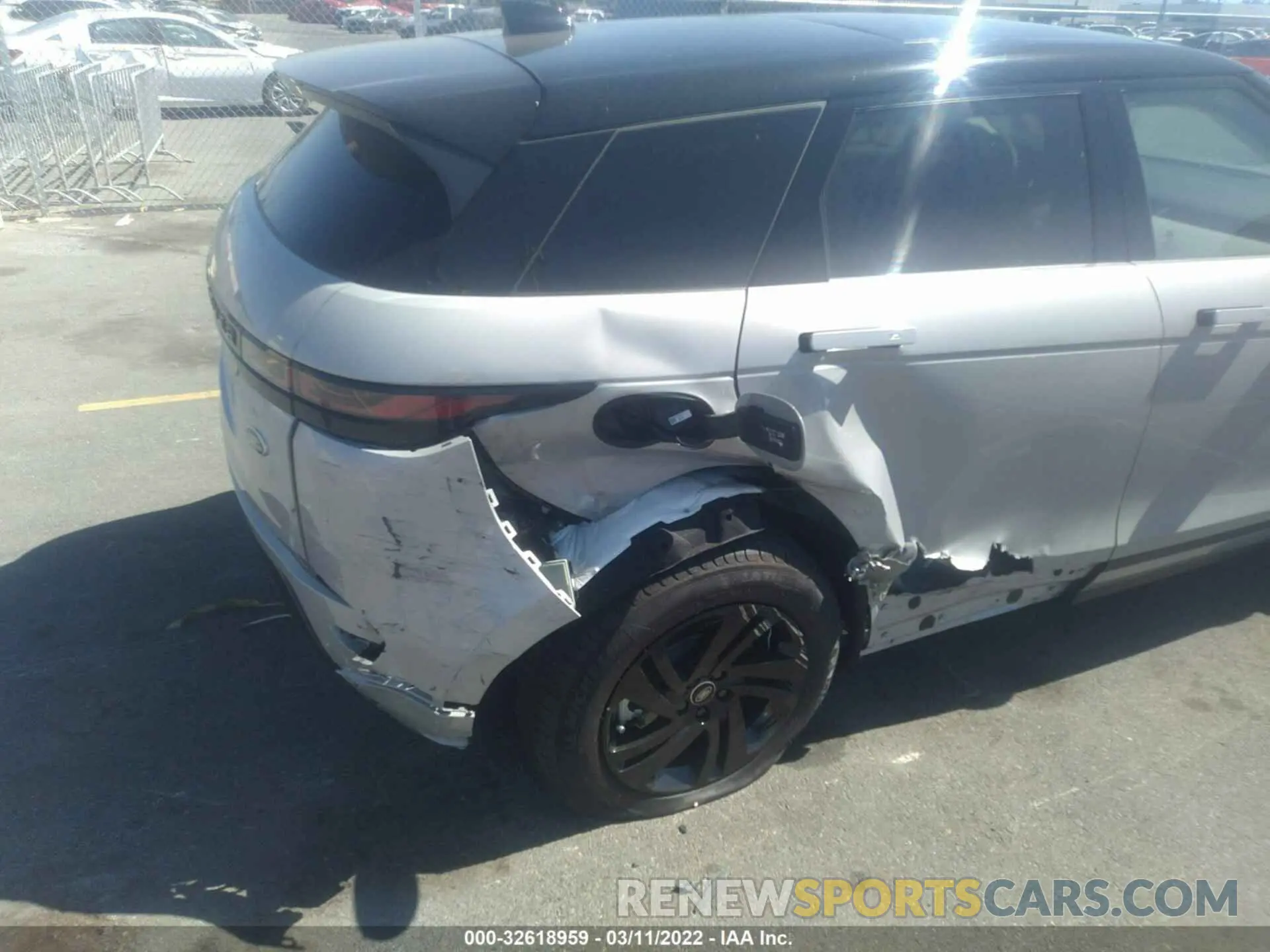 6 fotografías del automóvil dañado SALZJ2FX6NH165542 LAND ROVER RANGE ROVER EVOQUE 2022