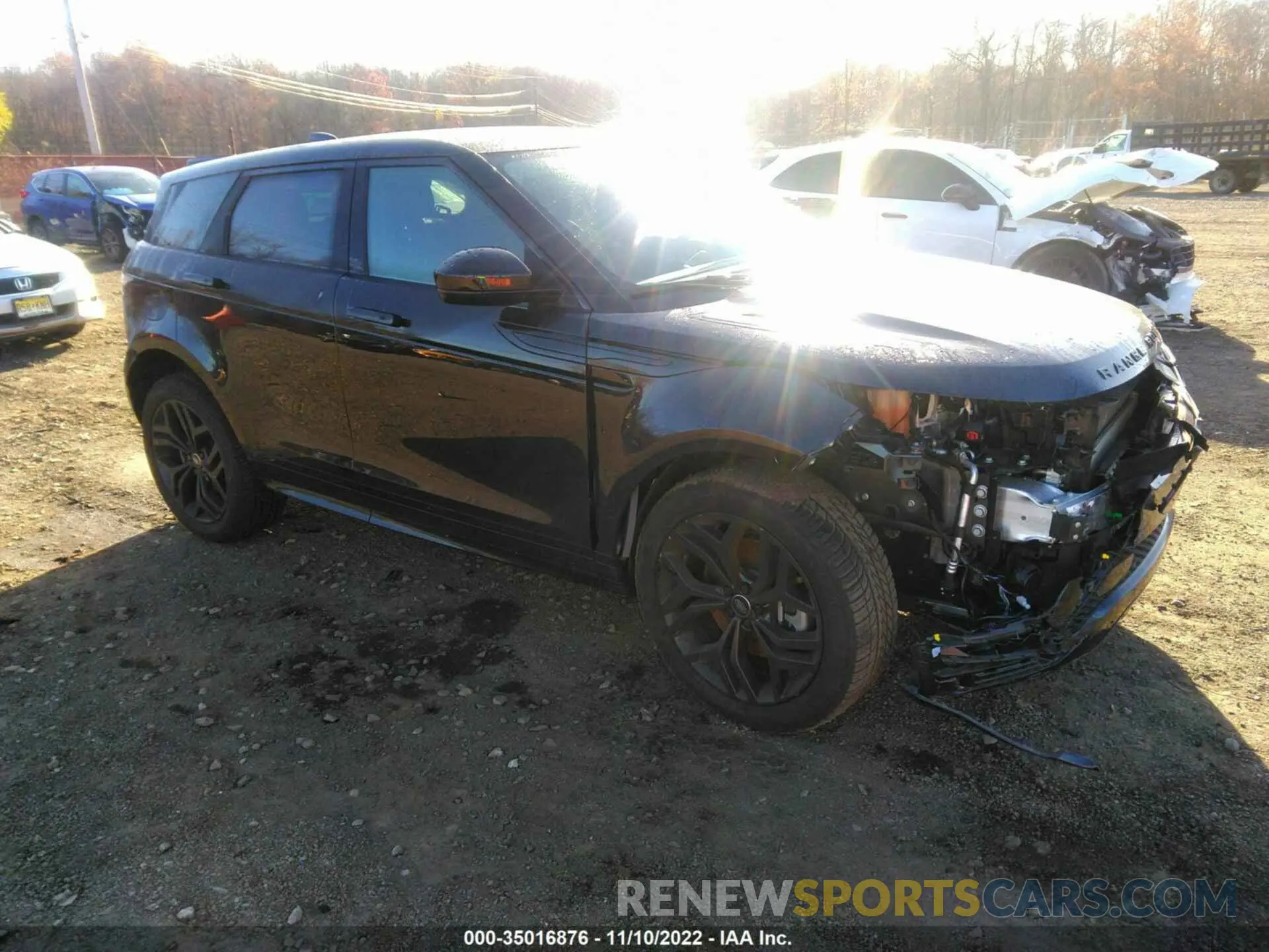 1 fotografías del automóvil dañado SALZL2FXXNH164923 LAND ROVER RANGE ROVER EVOQUE 2022