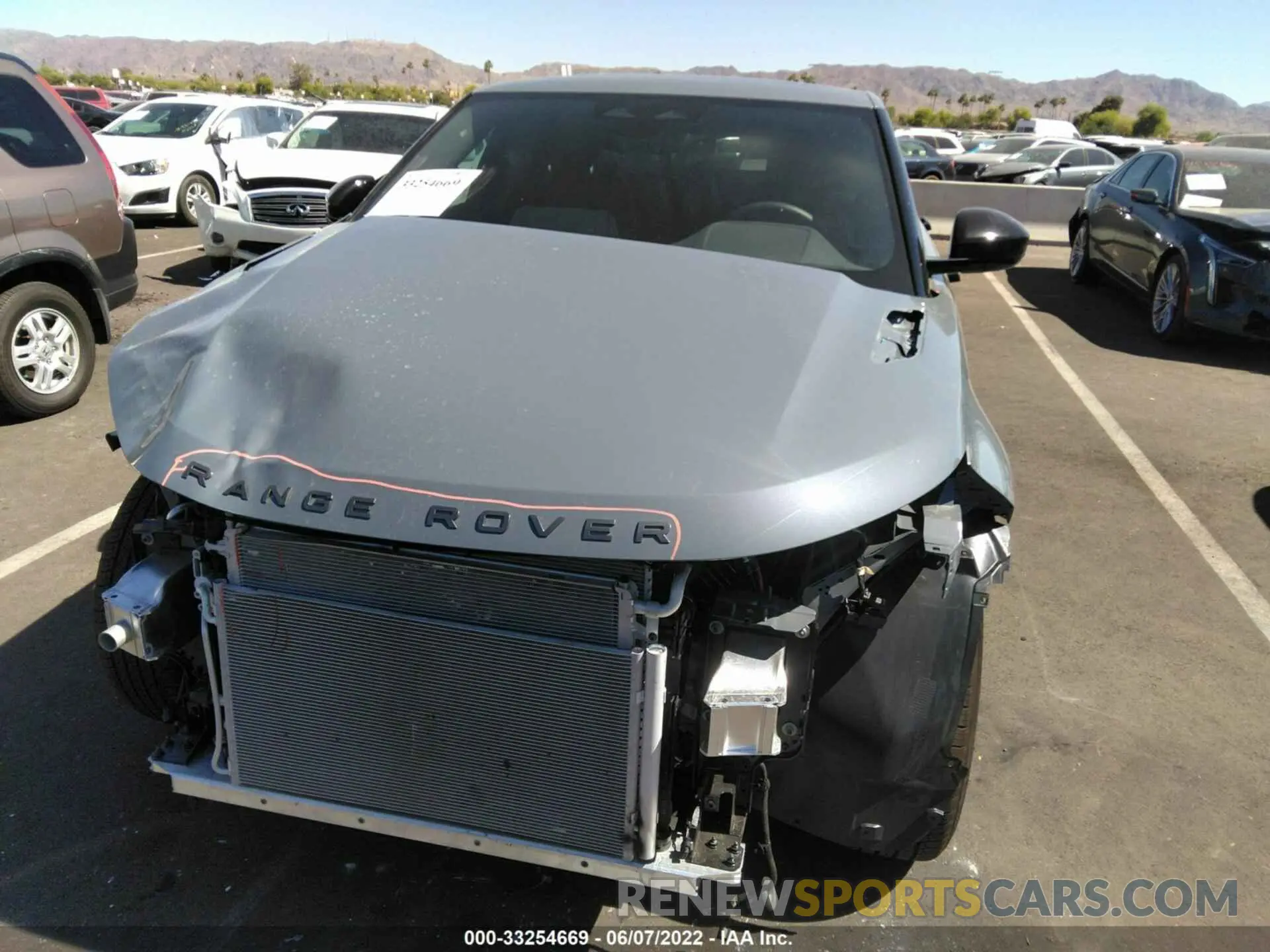 6 fotografías del automóvil dañado SALZT2FX6NH173327 LAND ROVER RANGE ROVER EVOQUE 2022