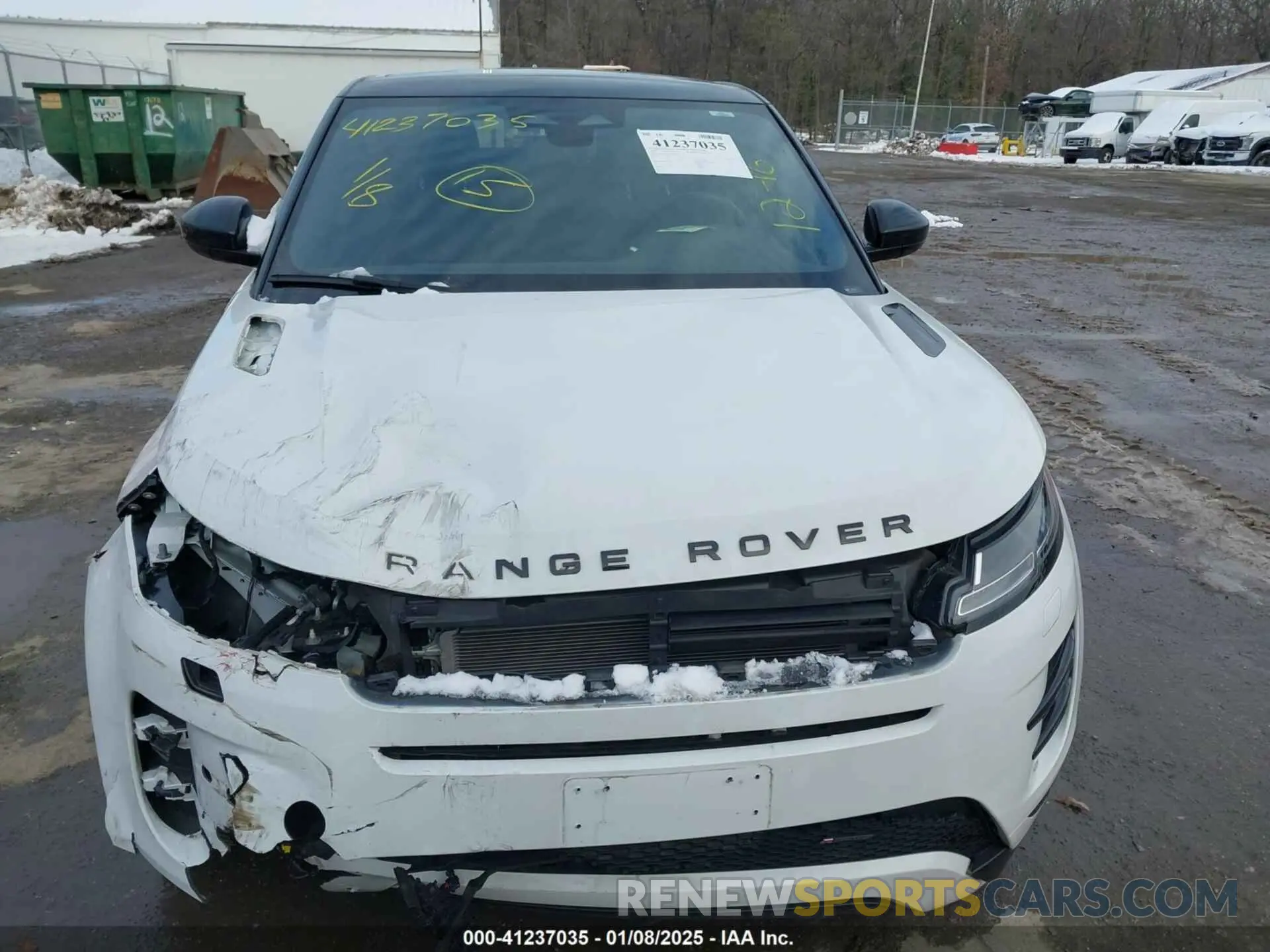 12 fotografías del automóvil dañado SALZT2FX7NH175197 LAND ROVER RANGE ROVER EVOQUE 2022