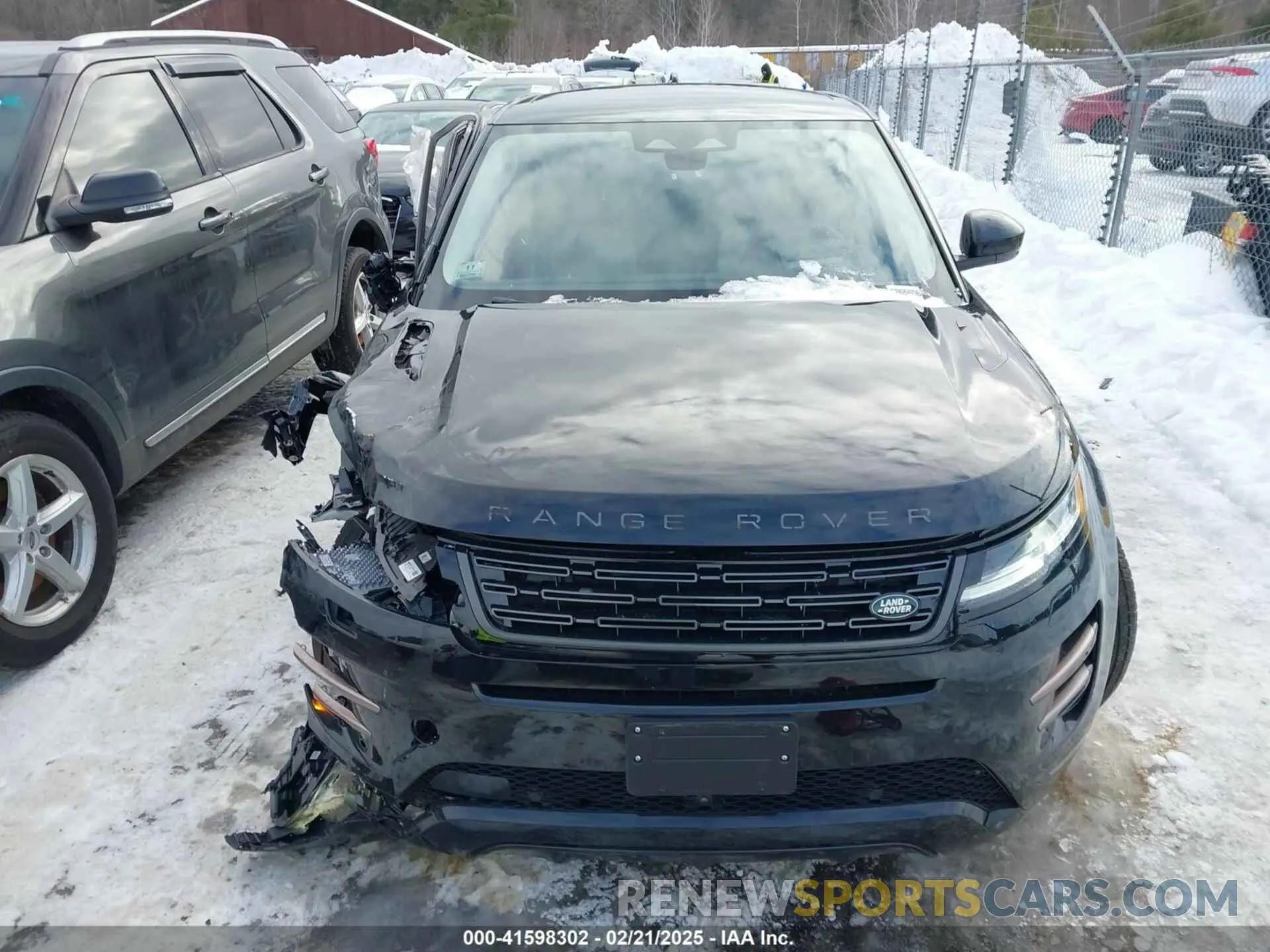 12 fotografías del automóvil dañado SALZL2FX5SH265606 LAND ROVER RANGE ROVER EVOQUE 2025