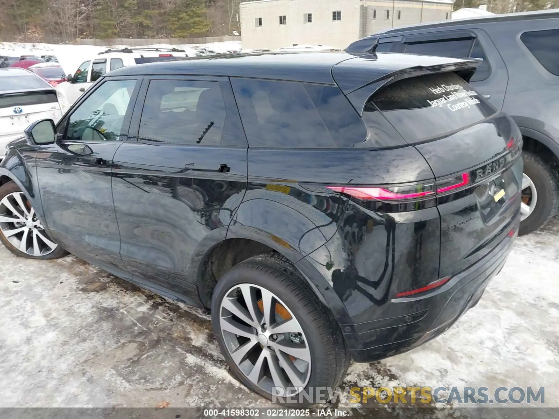 14 fotografías del automóvil dañado SALZL2FX5SH265606 LAND ROVER RANGE ROVER EVOQUE 2025