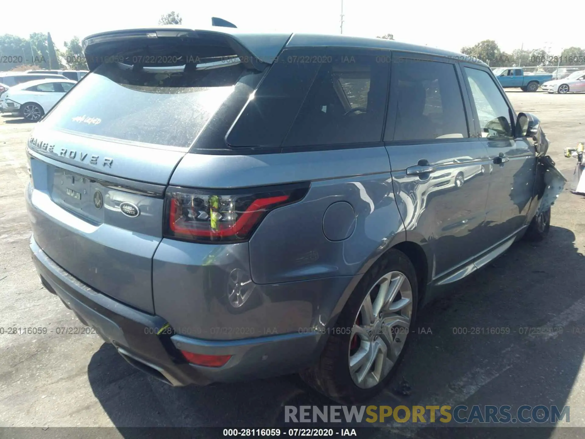 4 fotografías del automóvil dañado SALWR2RE2KA857159 LAND ROVER RANGE ROVER SPORT 2019