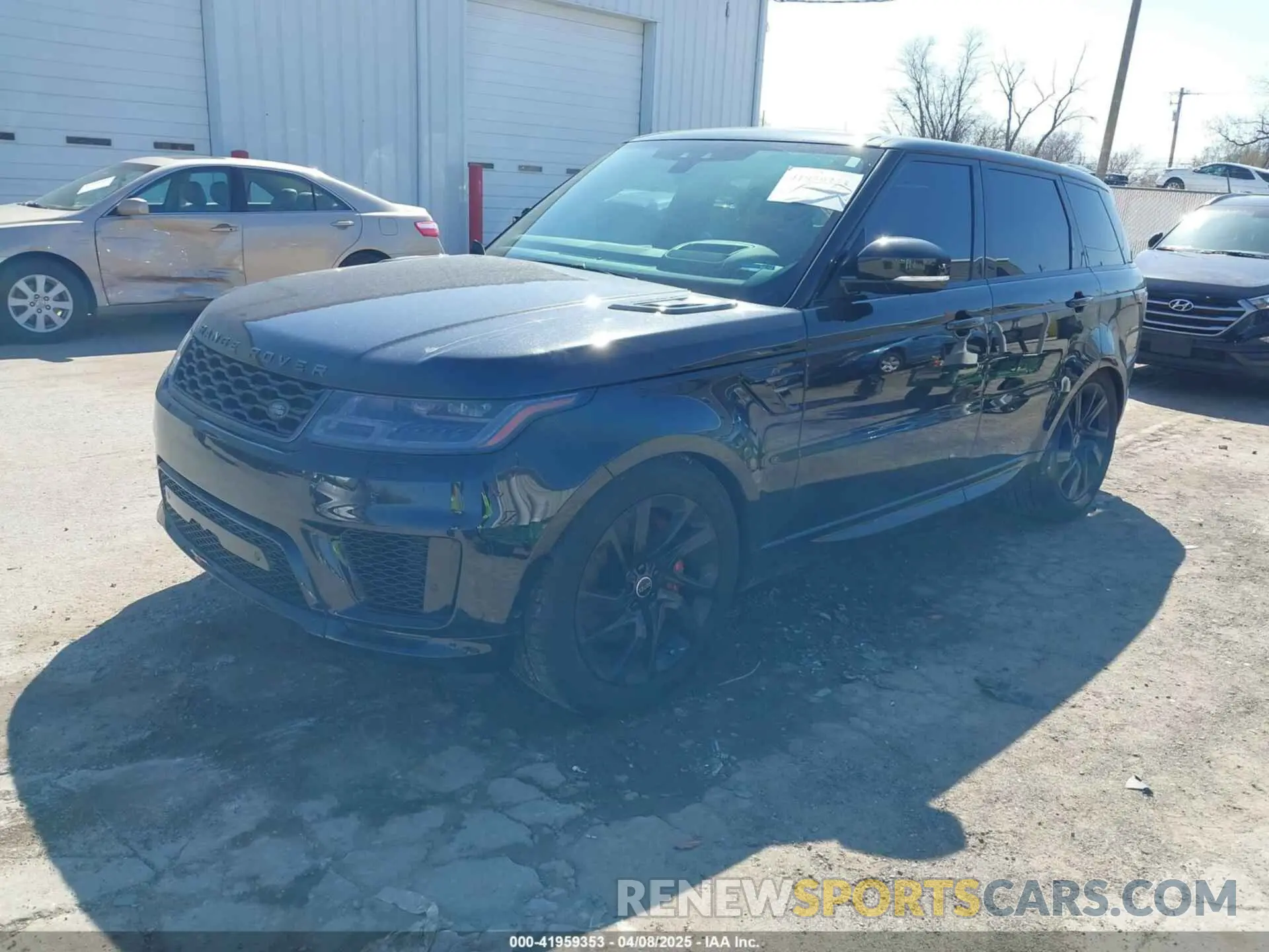 2 fotografías del automóvil dañado SALWR2RE5KA855423 LAND ROVER RANGE ROVER SPORT 2019