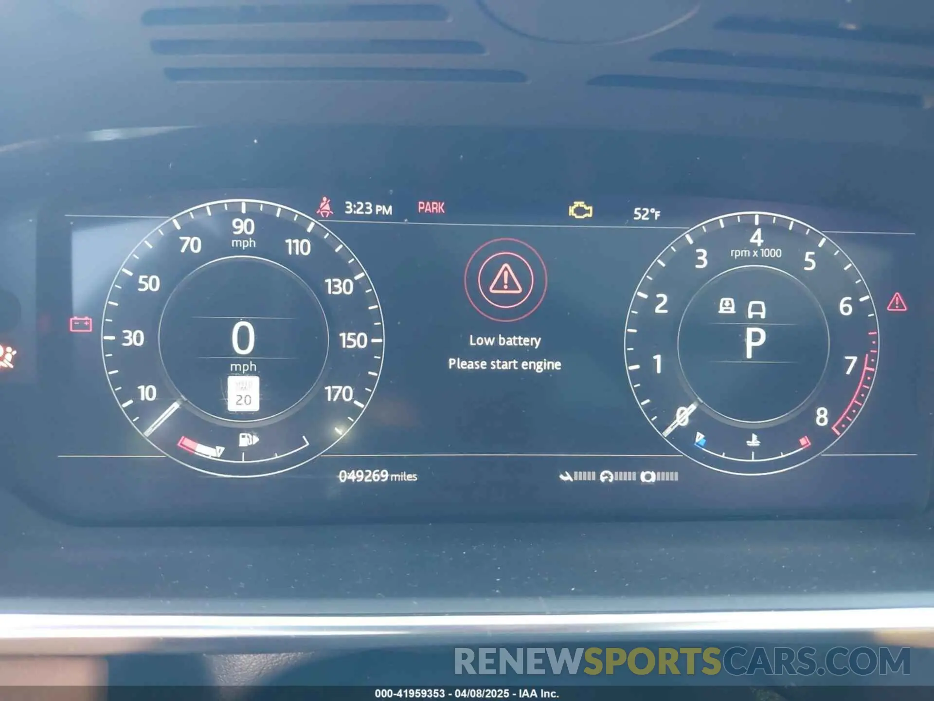 7 fotografías del automóvil dañado SALWR2RE5KA855423 LAND ROVER RANGE ROVER SPORT 2019