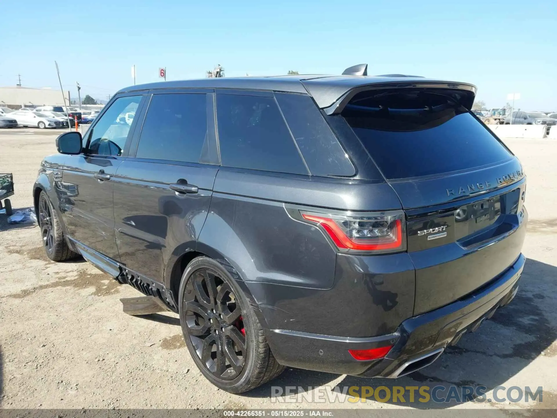 3 fotografías del automóvil dañado SALWR2RE6KA851607 LAND ROVER RANGE ROVER SPORT 2019