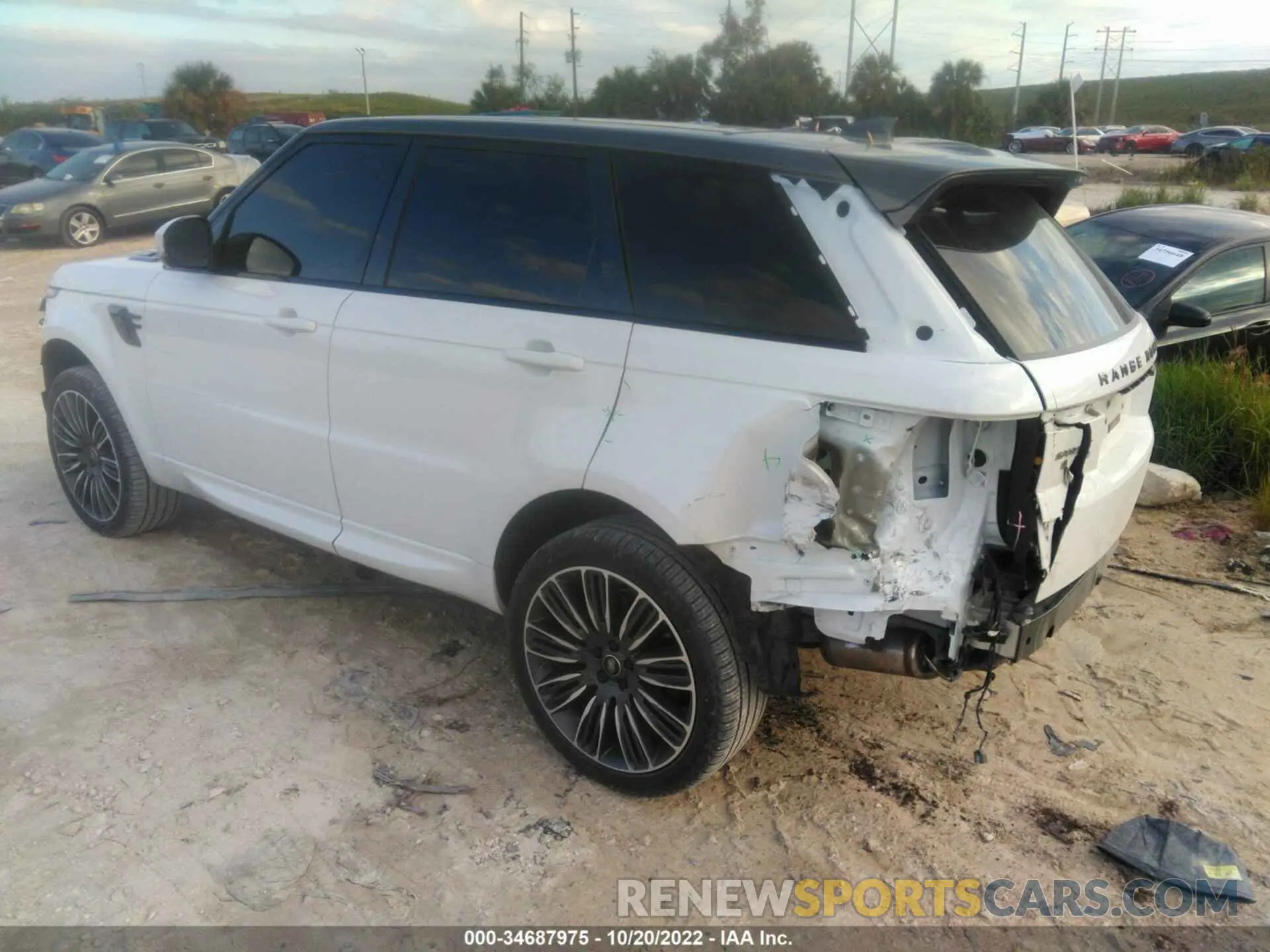 3 fotografías del automóvil dañado SALWR2RE7KA871588 LAND ROVER RANGE ROVER SPORT 2019