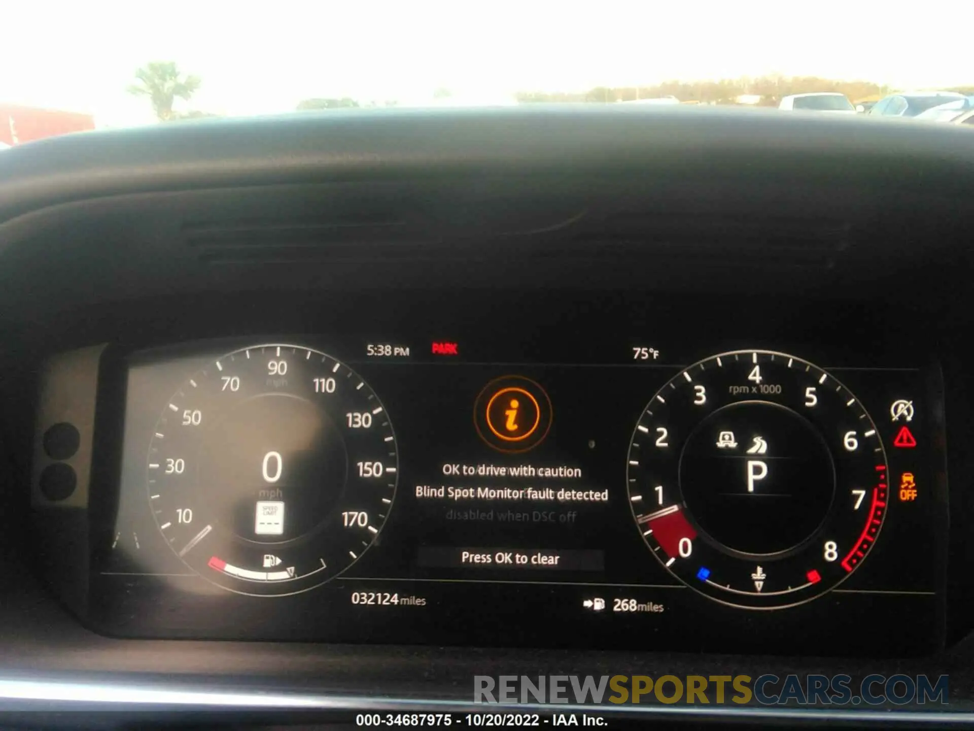 7 fotografías del automóvil dañado SALWR2RE7KA871588 LAND ROVER RANGE ROVER SPORT 2019