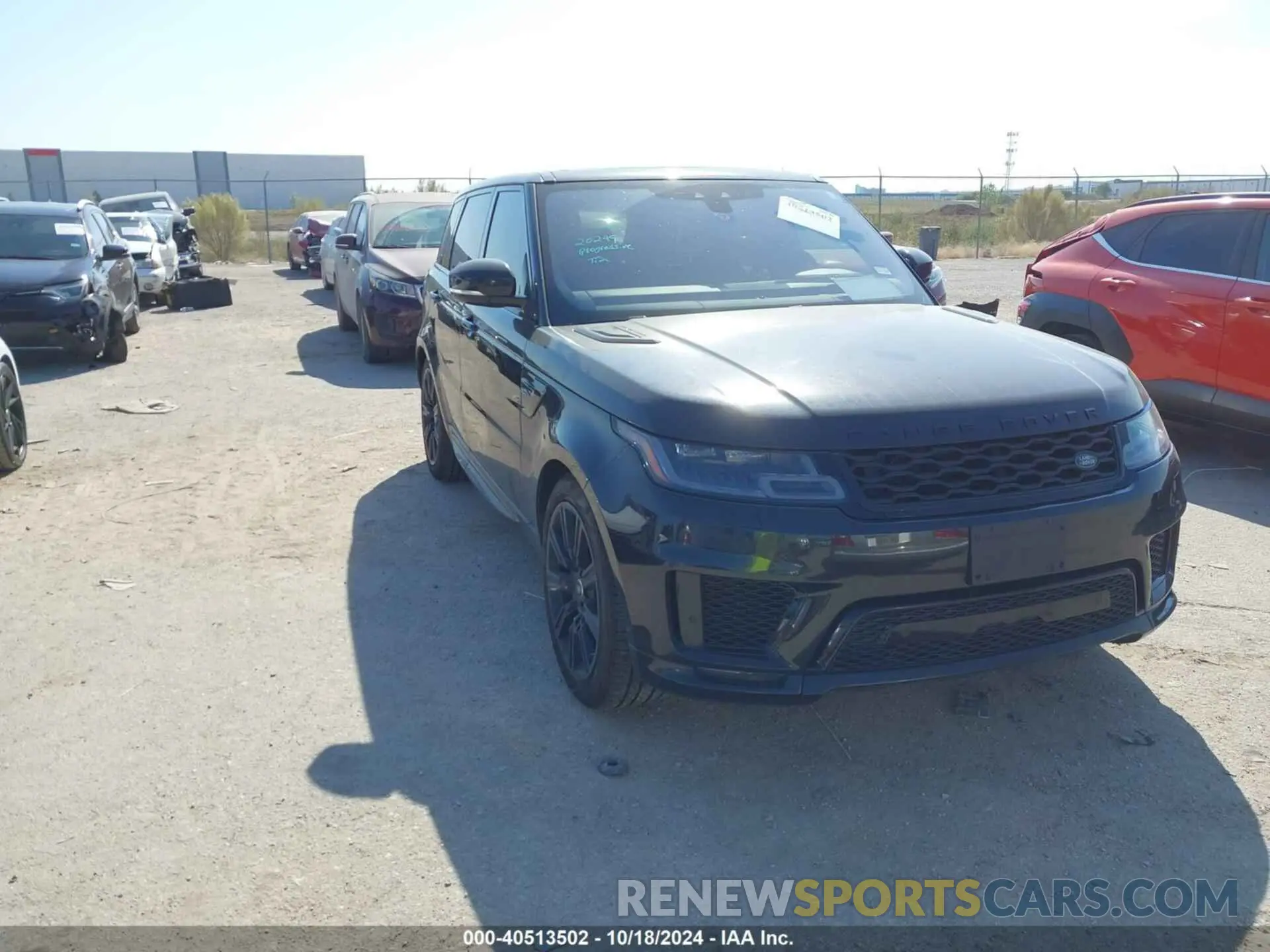 1 fotografías del automóvil dañado SALWR2RE9KA842125 LAND ROVER RANGE ROVER SPORT 2019