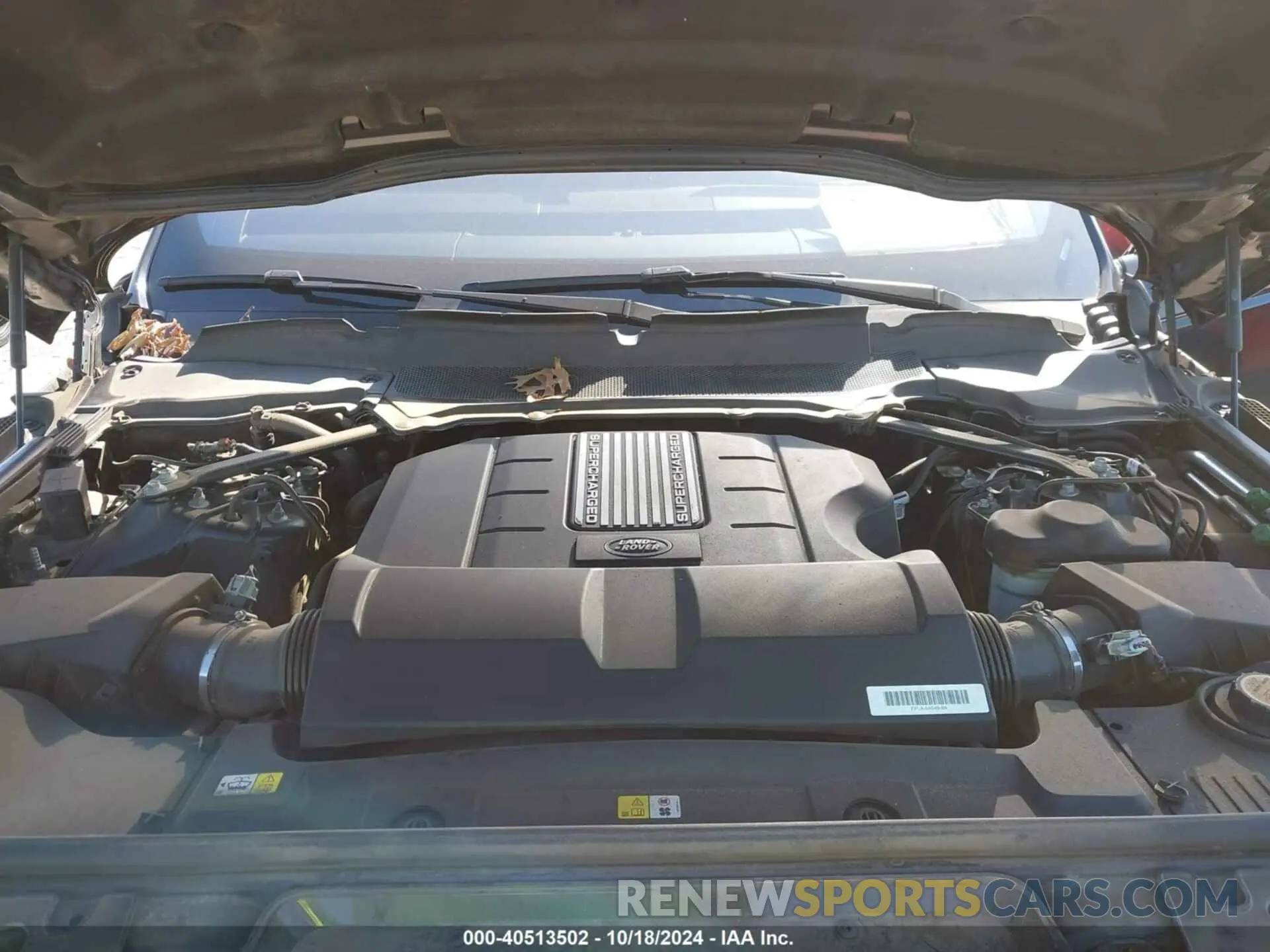 10 fotografías del automóvil dañado SALWR2RE9KA842125 LAND ROVER RANGE ROVER SPORT 2019