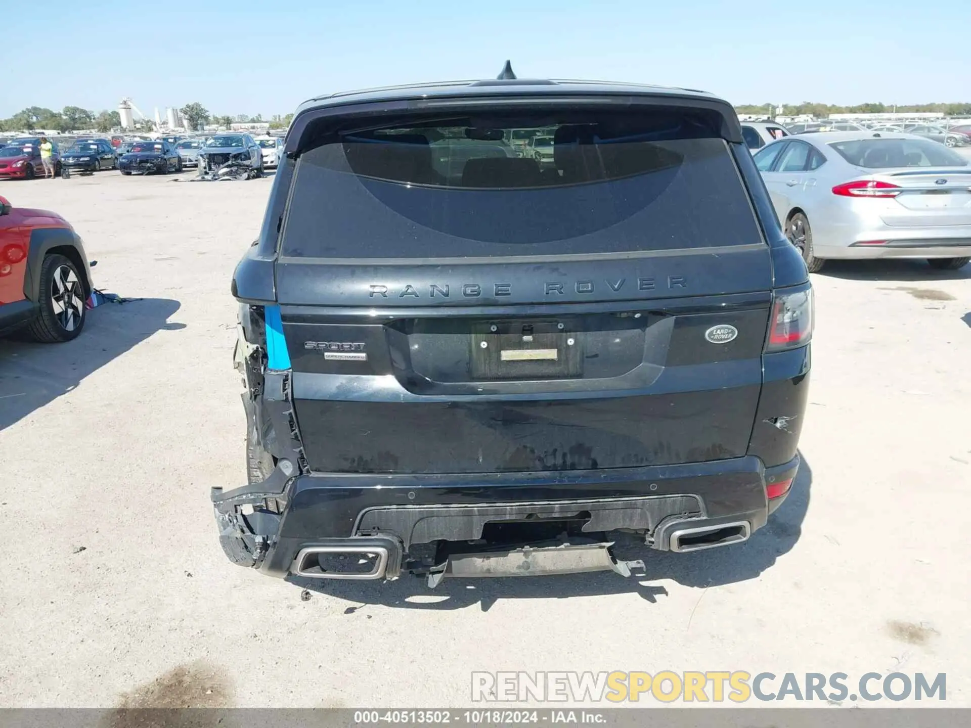 16 fotografías del automóvil dañado SALWR2RE9KA842125 LAND ROVER RANGE ROVER SPORT 2019