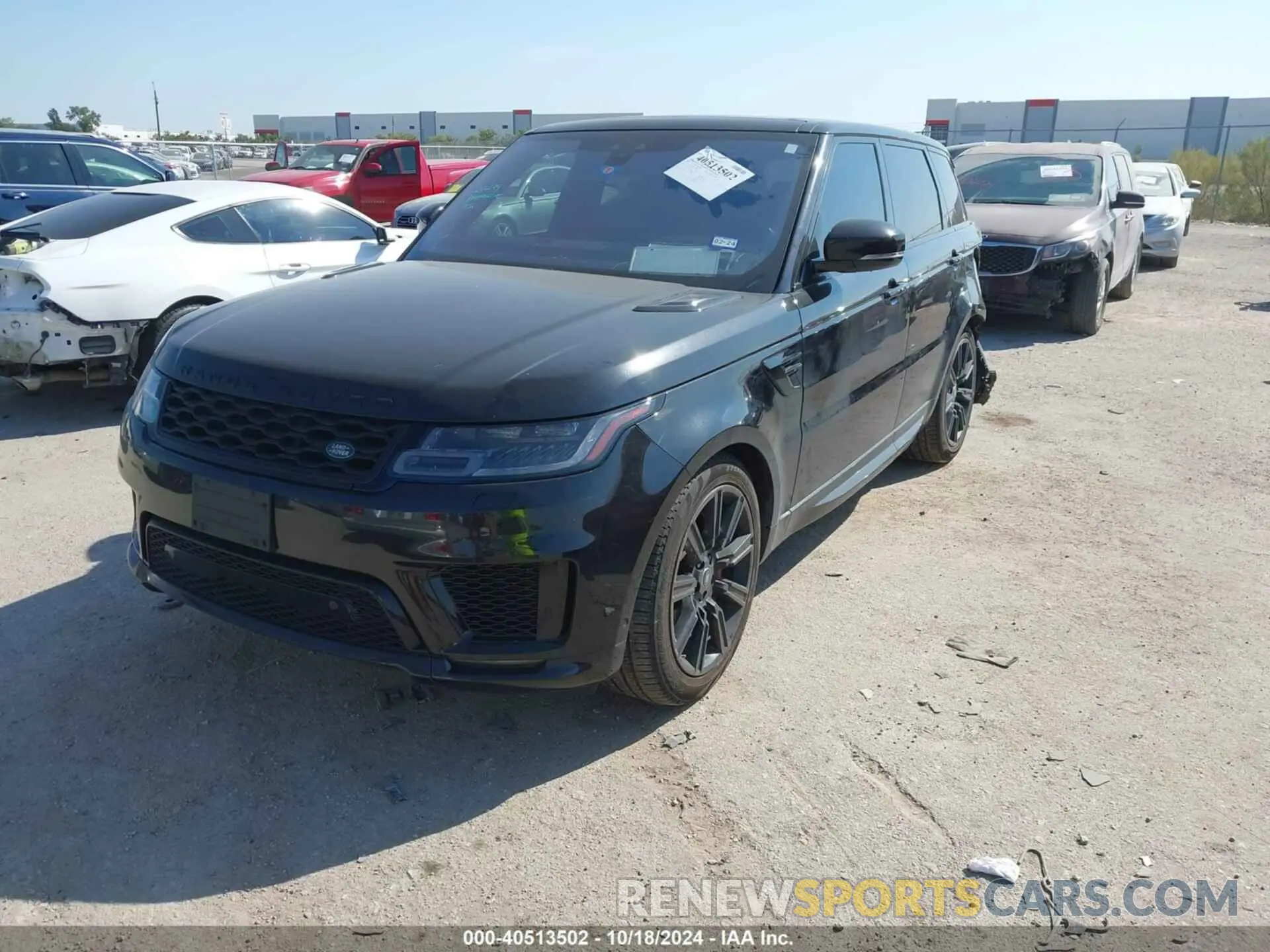 2 fotografías del automóvil dañado SALWR2RE9KA842125 LAND ROVER RANGE ROVER SPORT 2019