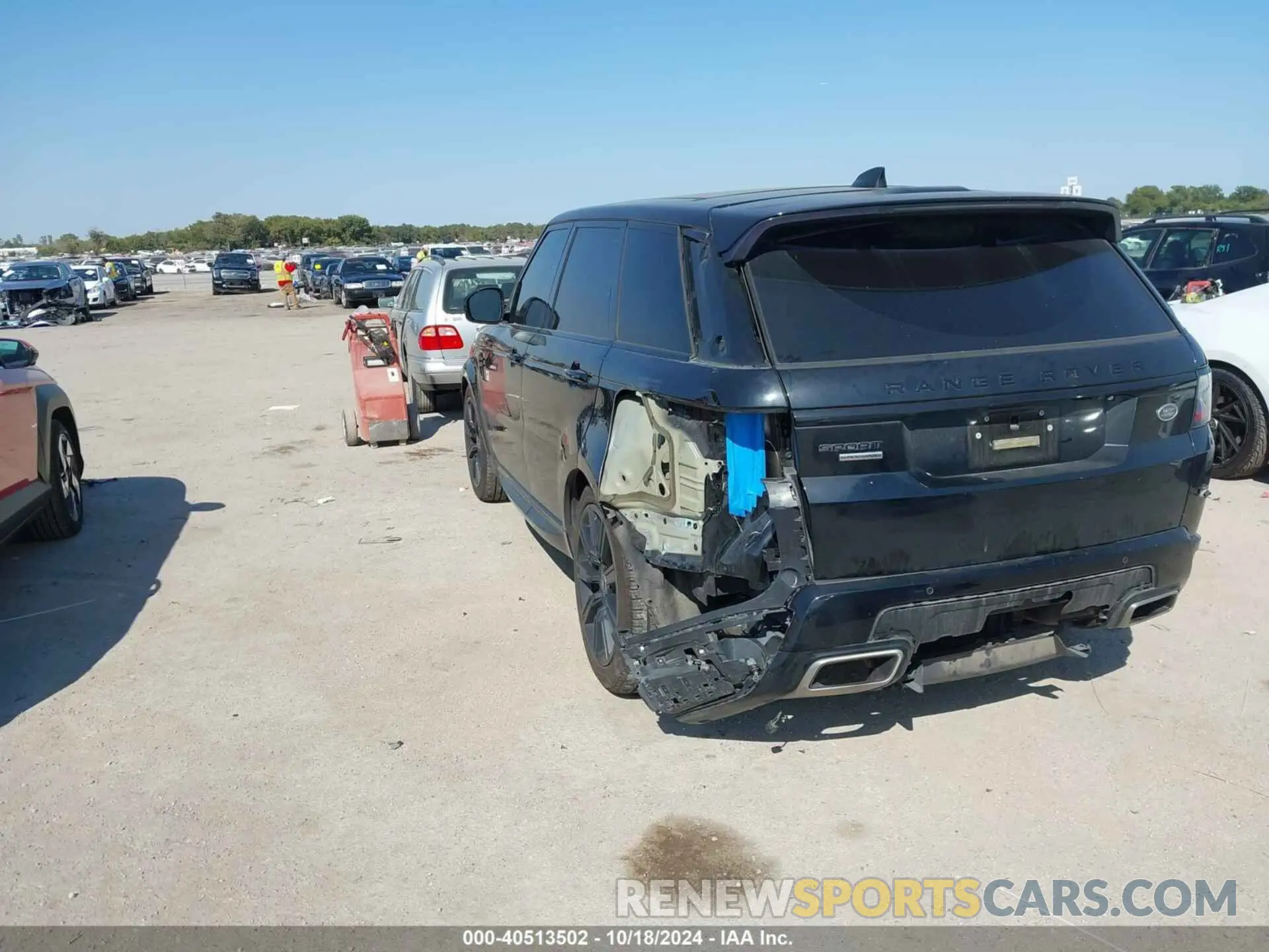 3 fotografías del automóvil dañado SALWR2RE9KA842125 LAND ROVER RANGE ROVER SPORT 2019