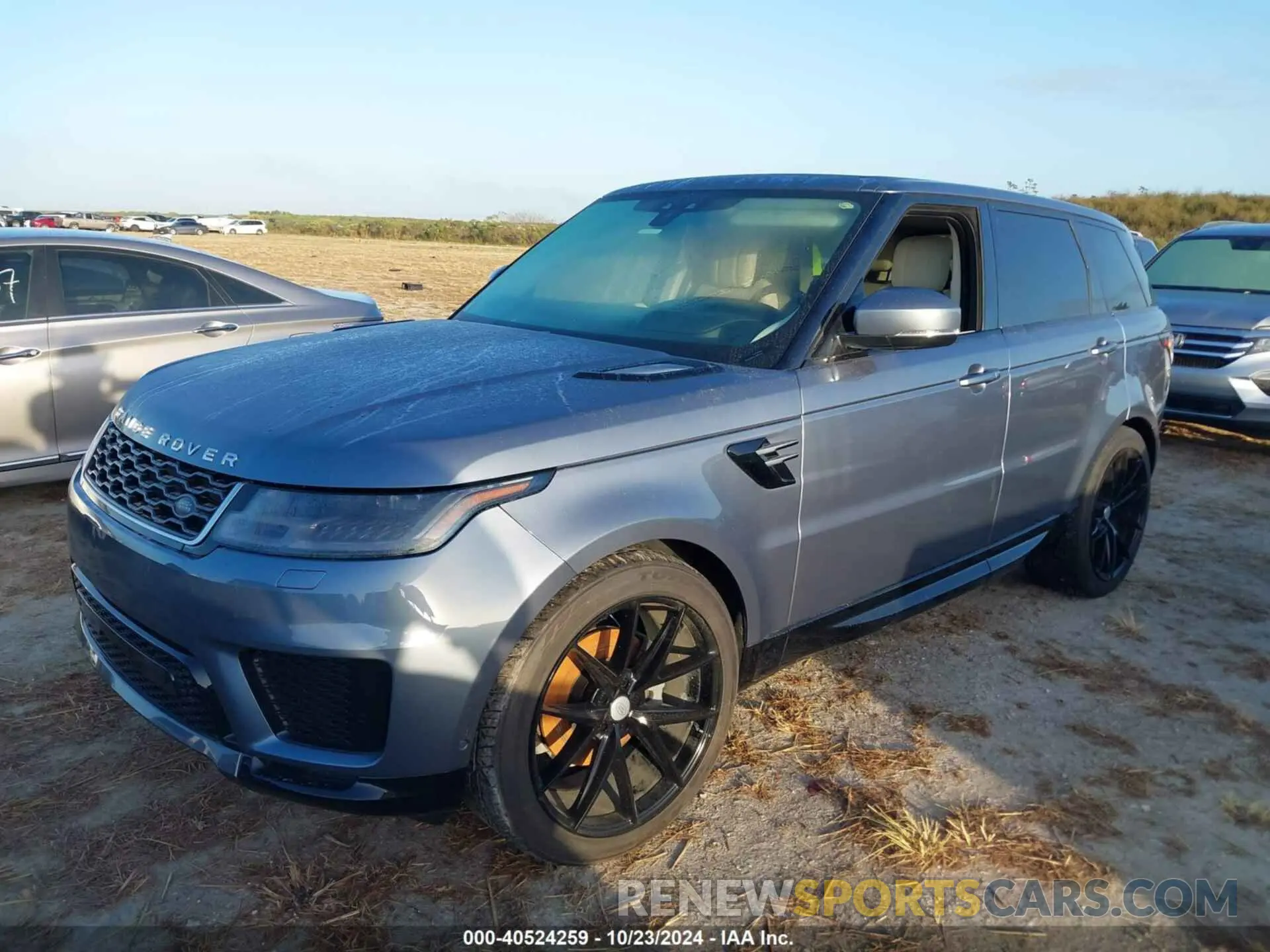 2 fotografías del automóvil dañado SALWR2RK1KA857515 LAND ROVER RANGE ROVER SPORT 2019