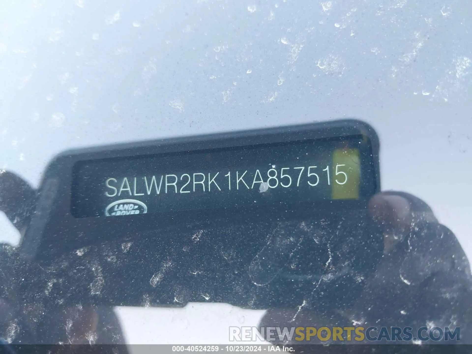 9 fotografías del automóvil dañado SALWR2RK1KA857515 LAND ROVER RANGE ROVER SPORT 2019
