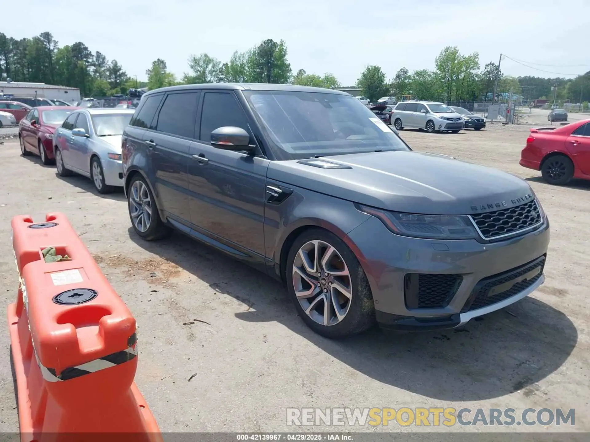 1 fotografías del automóvil dañado SALWR2RK9KA840316 LAND ROVER RANGE ROVER SPORT 2019
