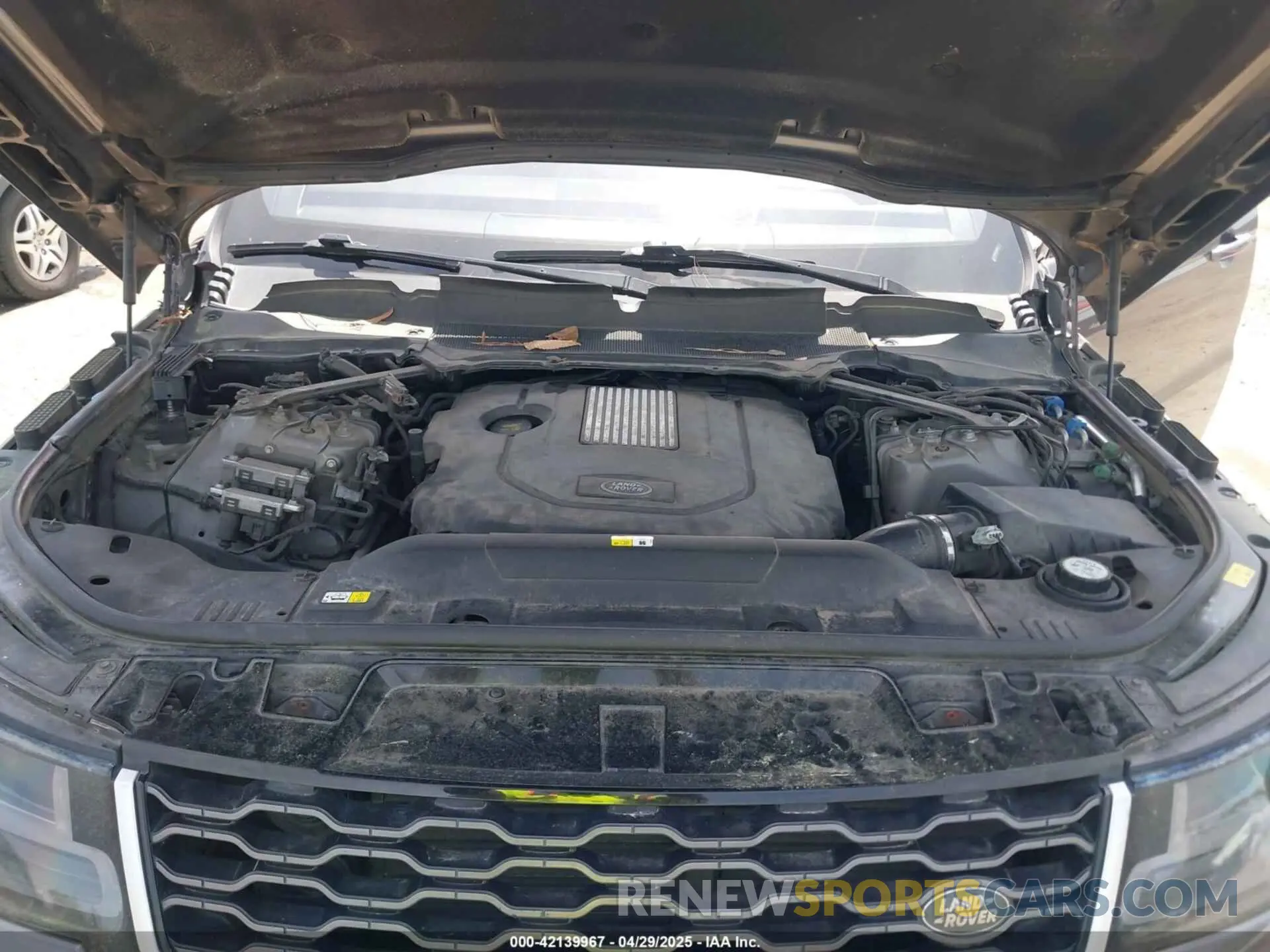 10 fotografías del automóvil dañado SALWR2RK9KA840316 LAND ROVER RANGE ROVER SPORT 2019