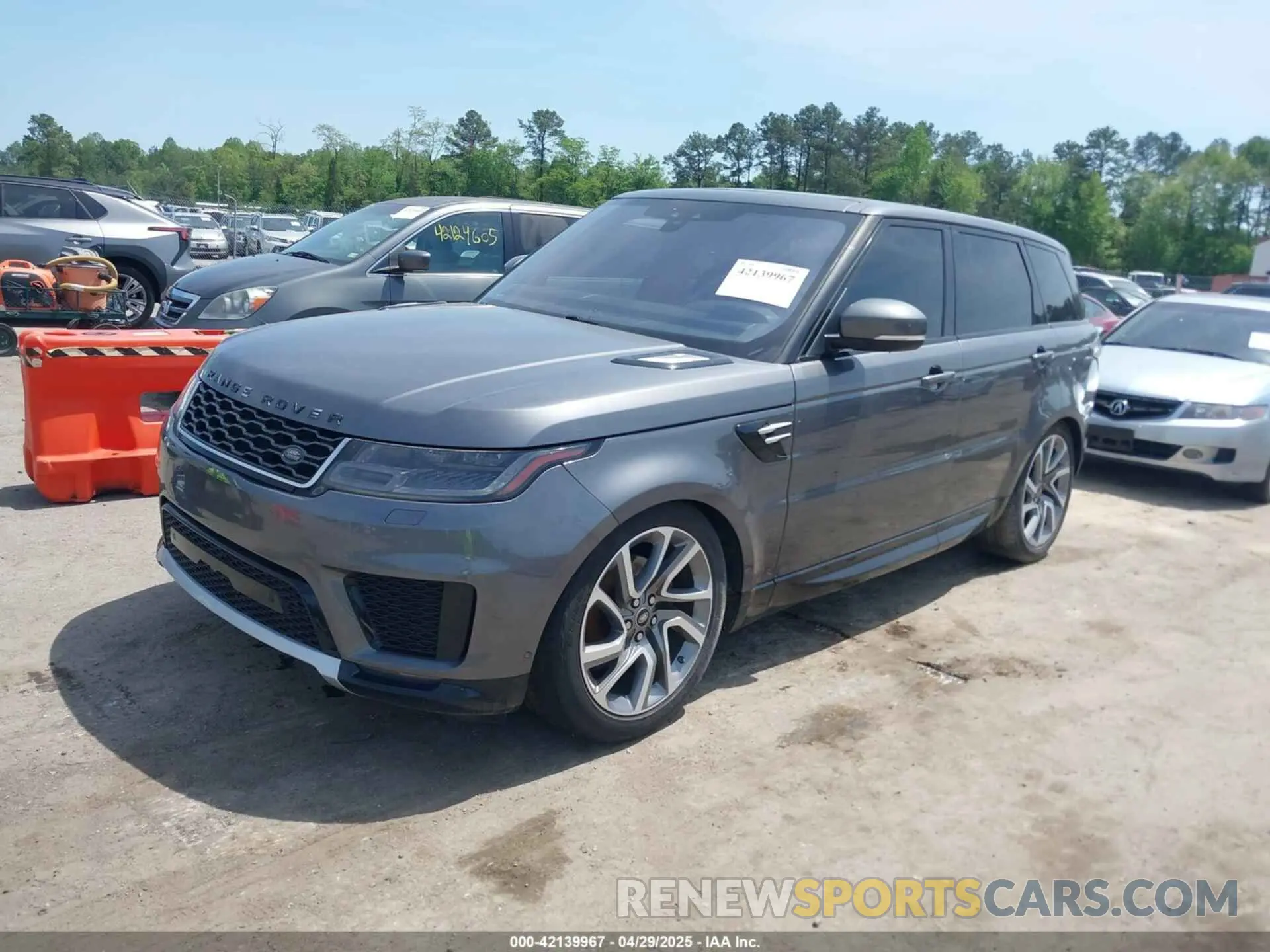 2 fotografías del automóvil dañado SALWR2RK9KA840316 LAND ROVER RANGE ROVER SPORT 2019