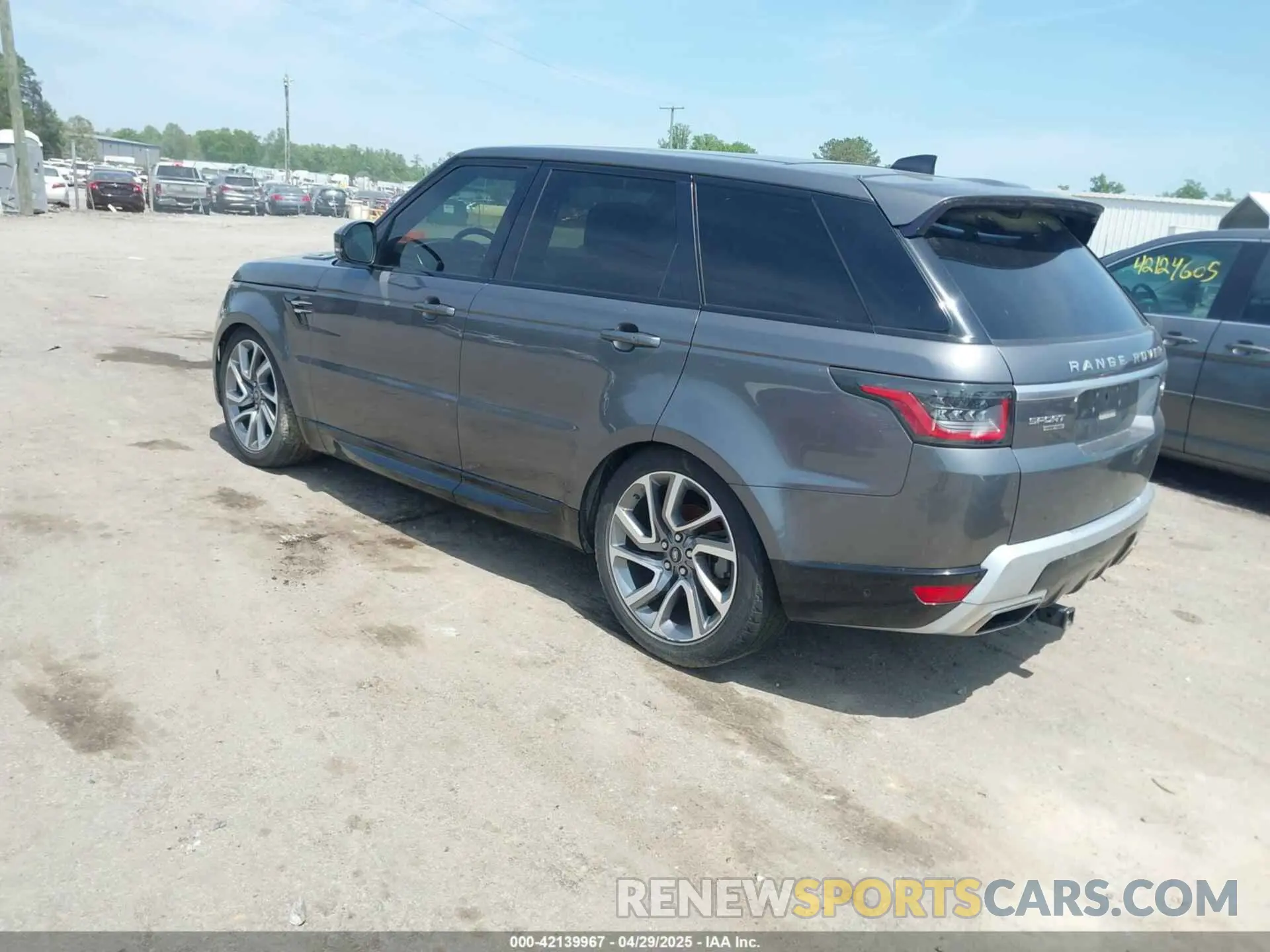 3 fotografías del automóvil dañado SALWR2RK9KA840316 LAND ROVER RANGE ROVER SPORT 2019