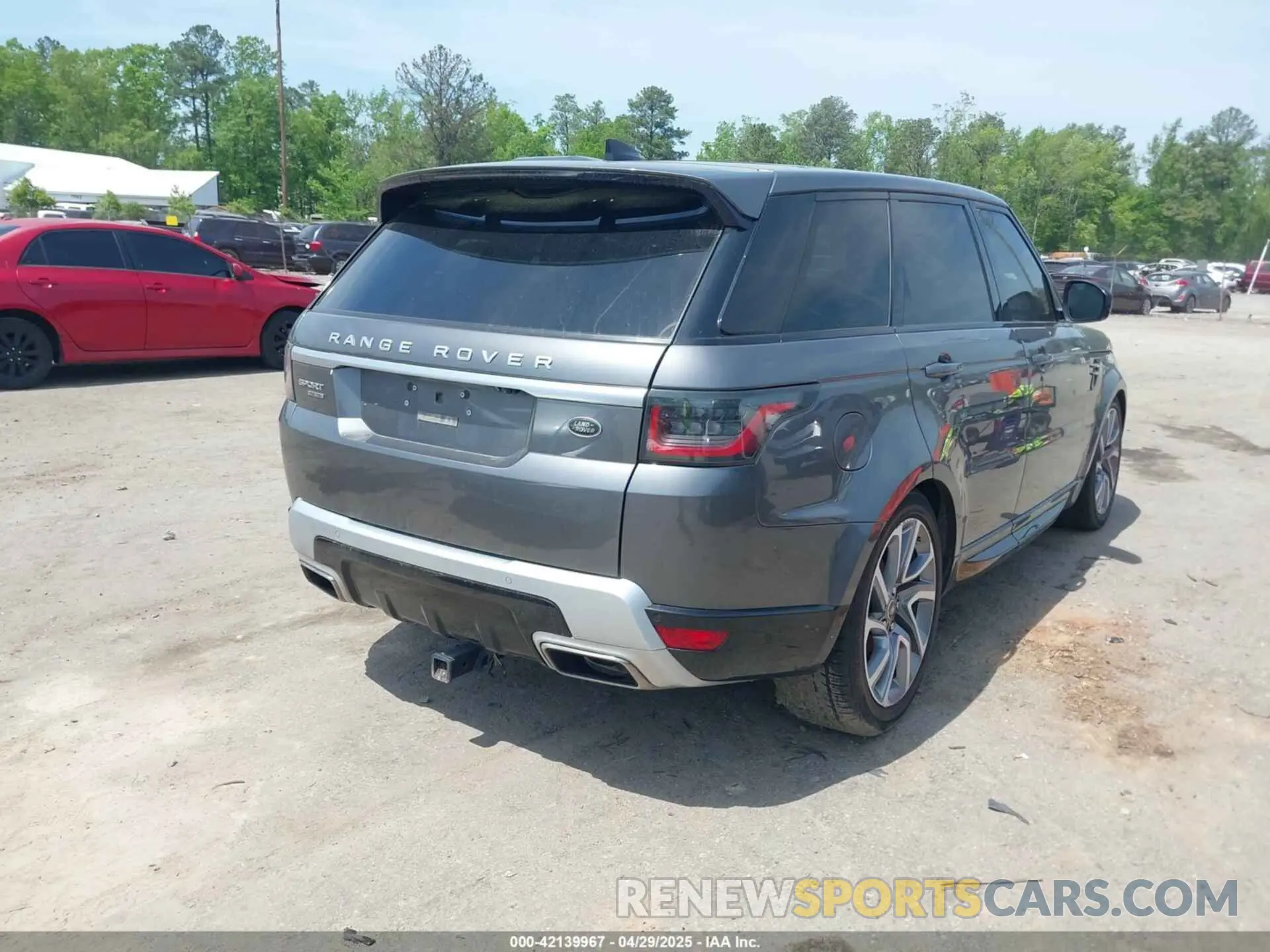 4 fotografías del automóvil dañado SALWR2RK9KA840316 LAND ROVER RANGE ROVER SPORT 2019