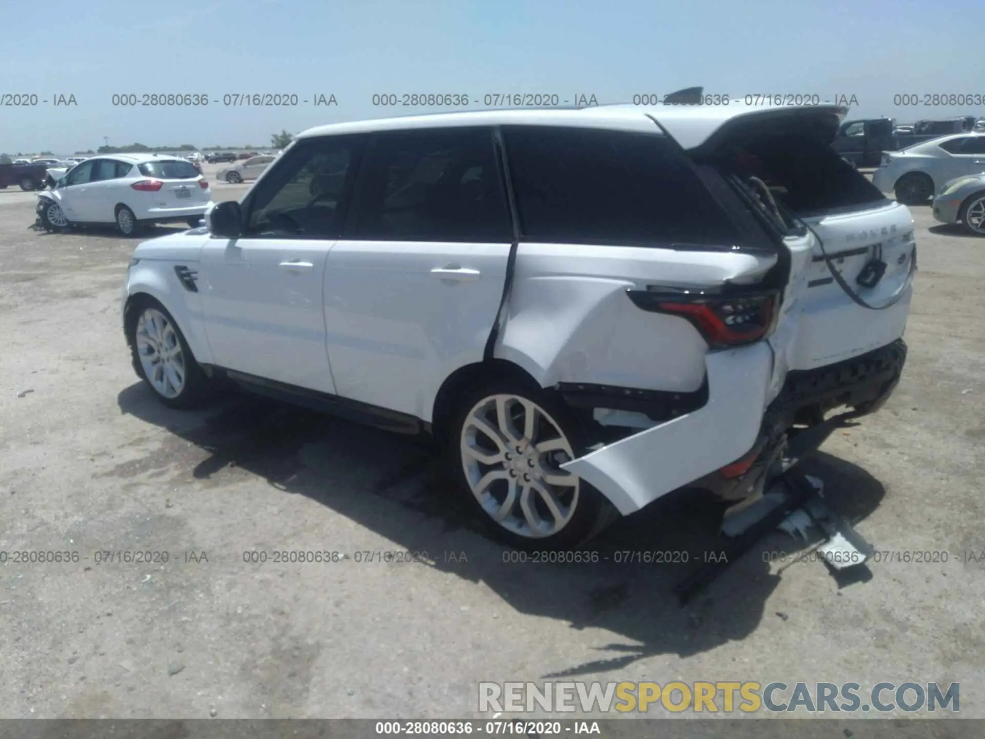 3 fotografías del automóvil dañado SALWR2RU9KA875097 LAND ROVER RANGE ROVER SPORT 2019