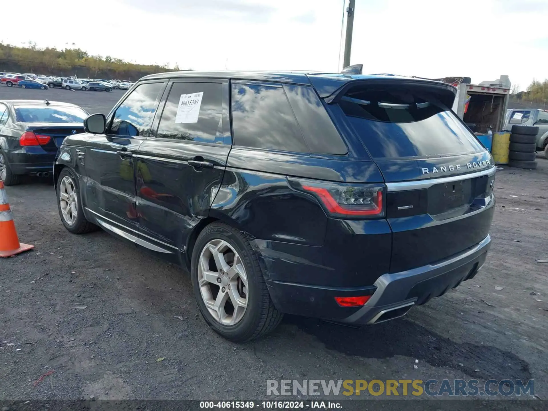 3 fotografías del automóvil dañado SALWR2RV1KA820586 LAND ROVER RANGE ROVER SPORT 2019