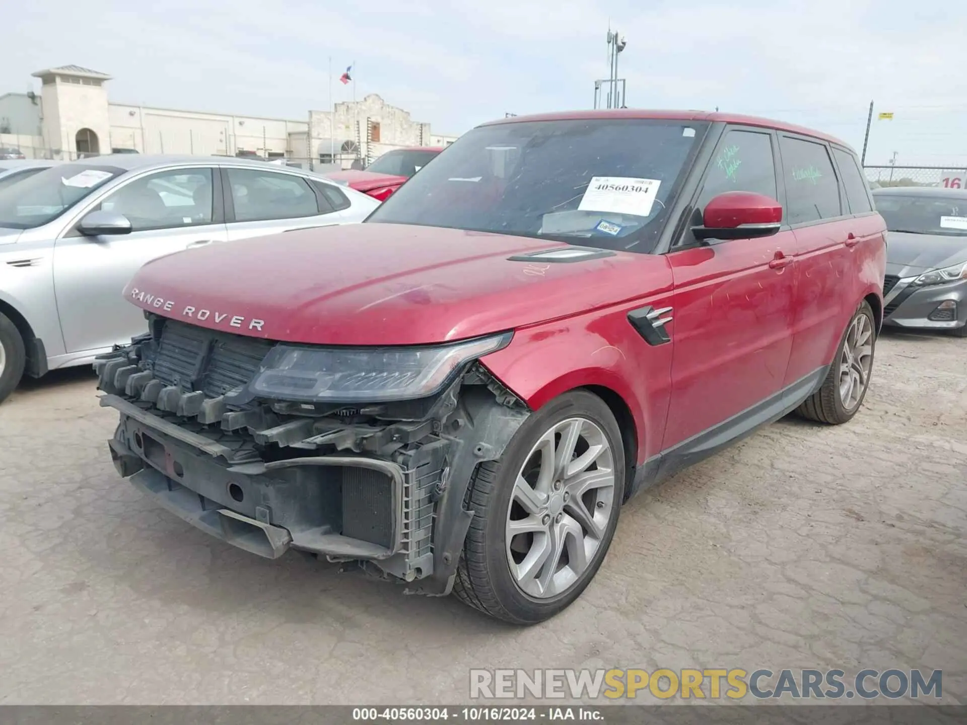 2 fotografías del automóvil dañado SALWR2RV2KA817972 LAND ROVER RANGE ROVER SPORT 2019