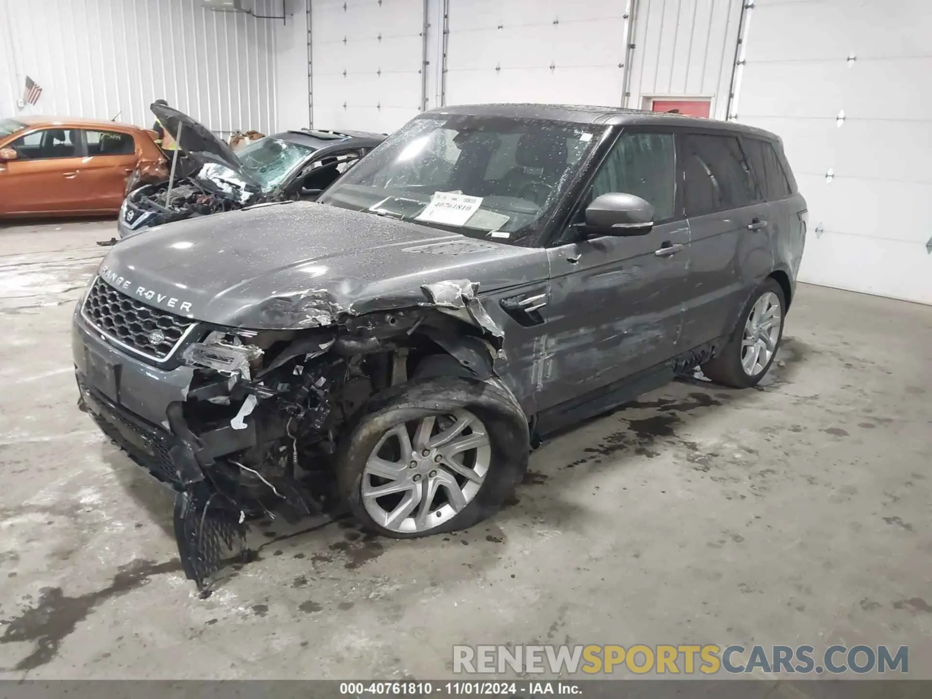 2 fotografías del automóvil dañado SALWR2RV3KA825644 LAND ROVER RANGE ROVER SPORT 2019