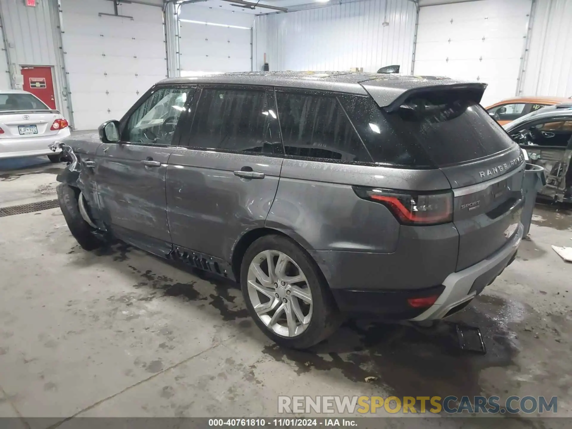 3 fotografías del automóvil dañado SALWR2RV3KA825644 LAND ROVER RANGE ROVER SPORT 2019