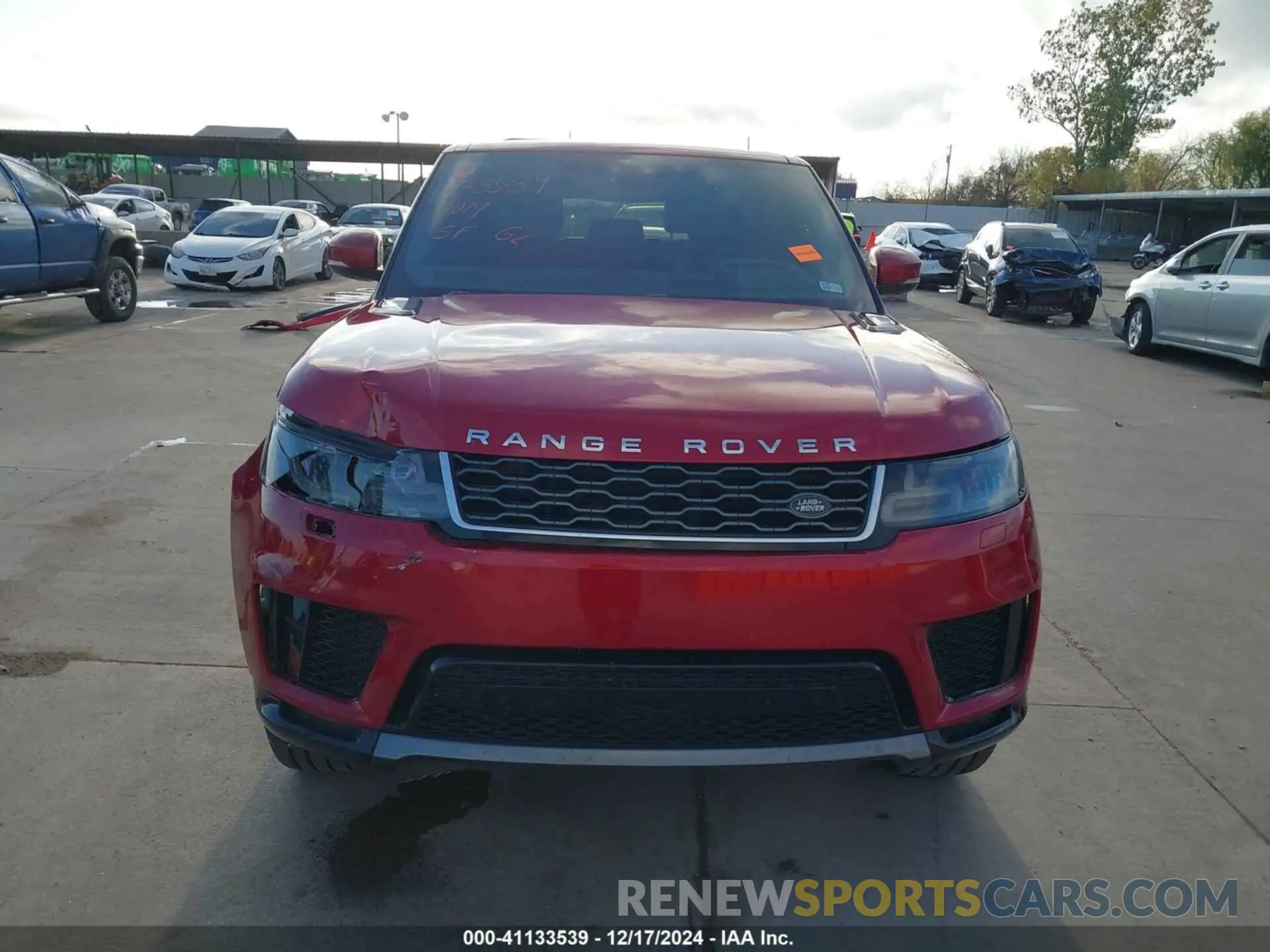 12 fotografías del automóvil dañado SALWR2RV4KA845143 LAND ROVER RANGE ROVER SPORT 2019