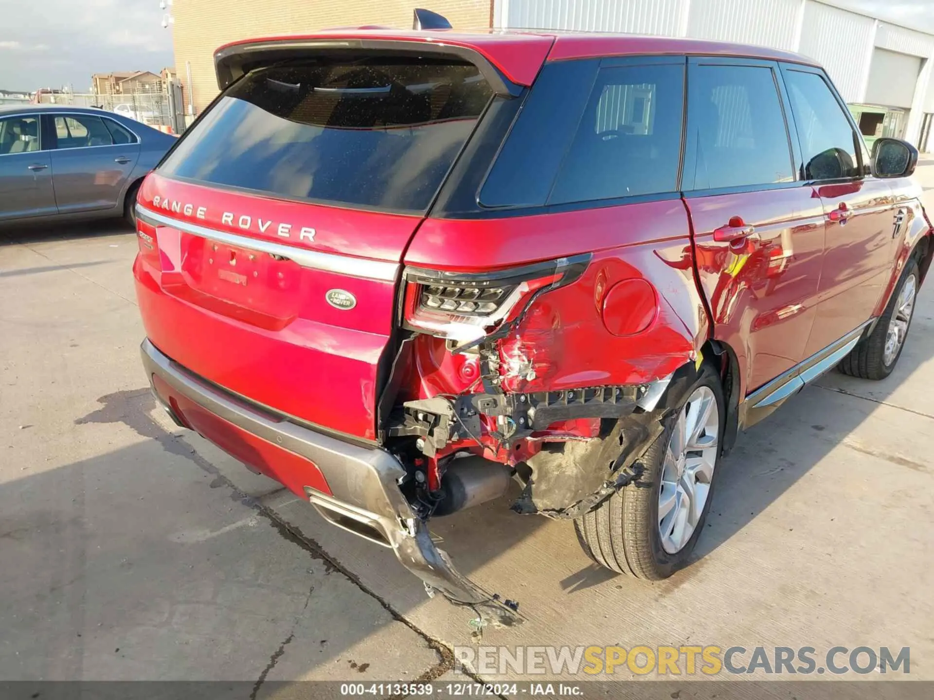 6 fotografías del automóvil dañado SALWR2RV4KA845143 LAND ROVER RANGE ROVER SPORT 2019