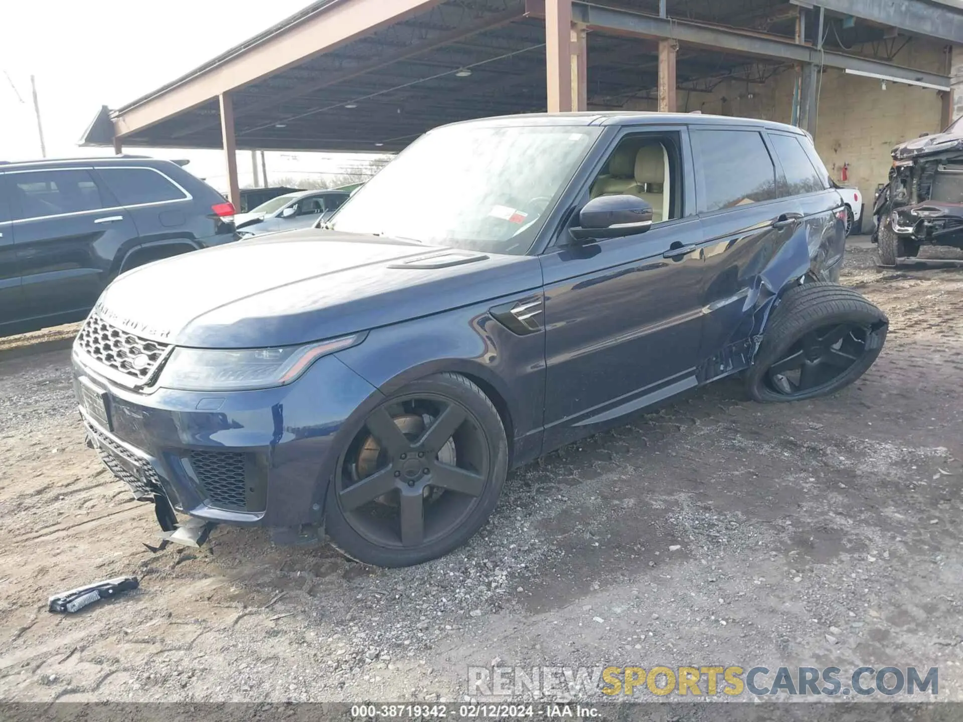 2 fotografías del automóvil dañado SALWR2RV5KA833986 LAND ROVER RANGE ROVER SPORT 2019