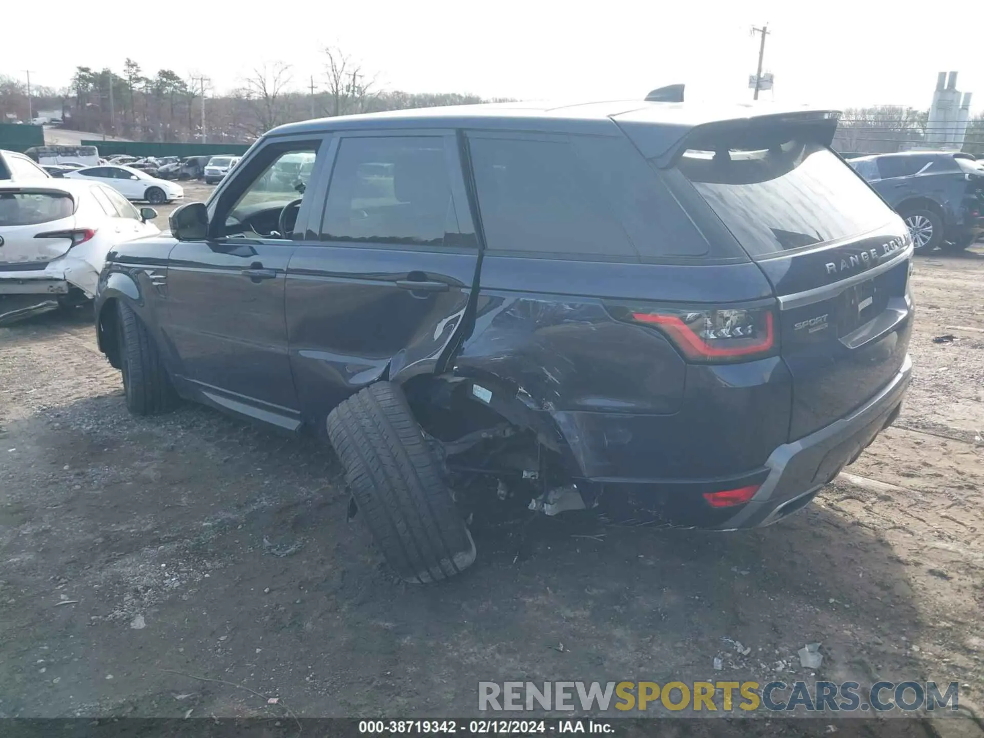 3 fotografías del automóvil dañado SALWR2RV5KA833986 LAND ROVER RANGE ROVER SPORT 2019
