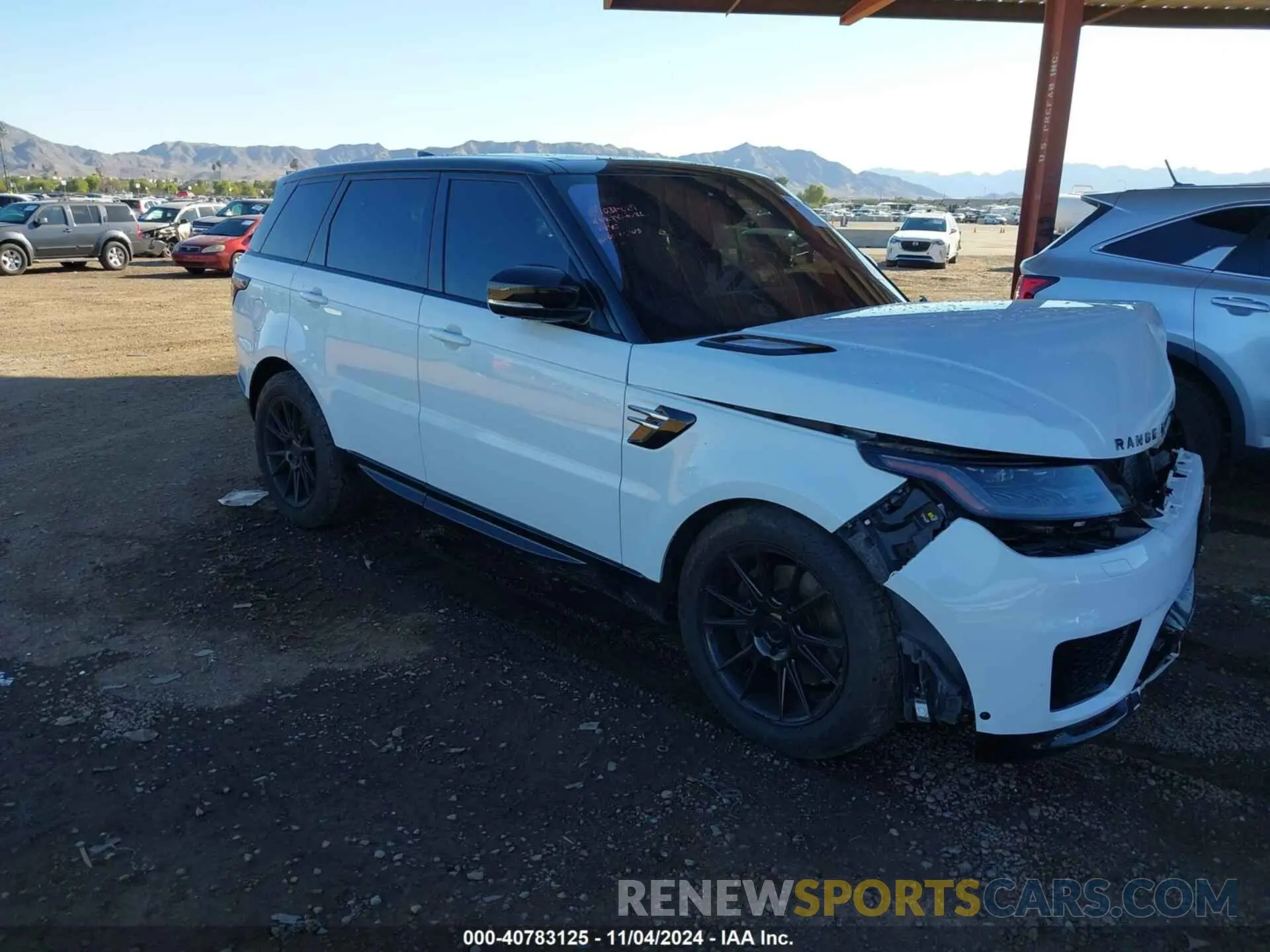 1 fotografías del automóvil dañado SALWR2RV6KA841840 LAND ROVER RANGE ROVER SPORT 2019