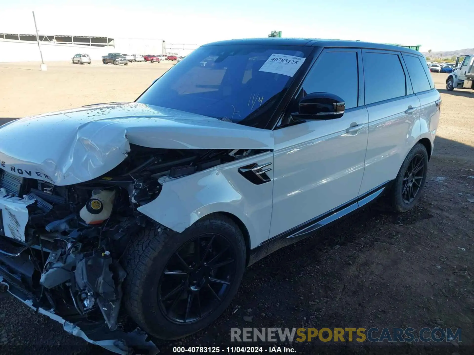 2 fotografías del automóvil dañado SALWR2RV6KA841840 LAND ROVER RANGE ROVER SPORT 2019
