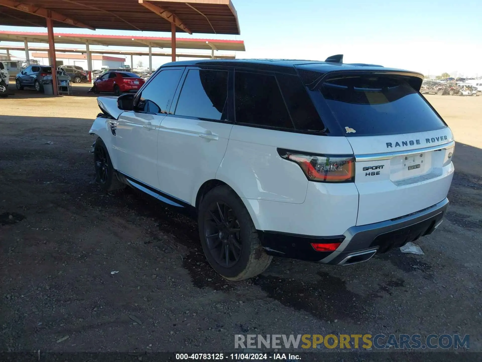 3 fotografías del automóvil dañado SALWR2RV6KA841840 LAND ROVER RANGE ROVER SPORT 2019