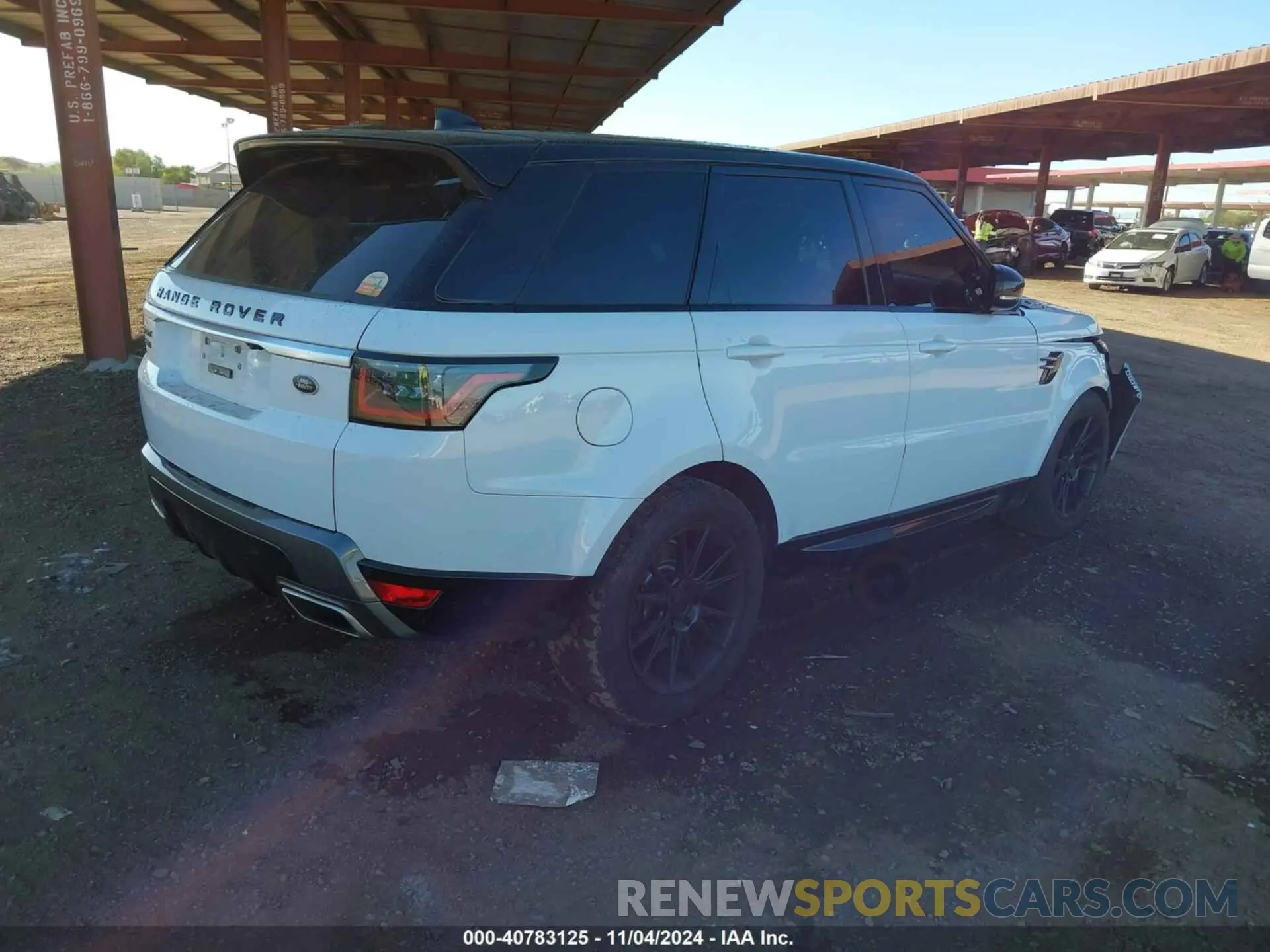 4 fotografías del automóvil dañado SALWR2RV6KA841840 LAND ROVER RANGE ROVER SPORT 2019