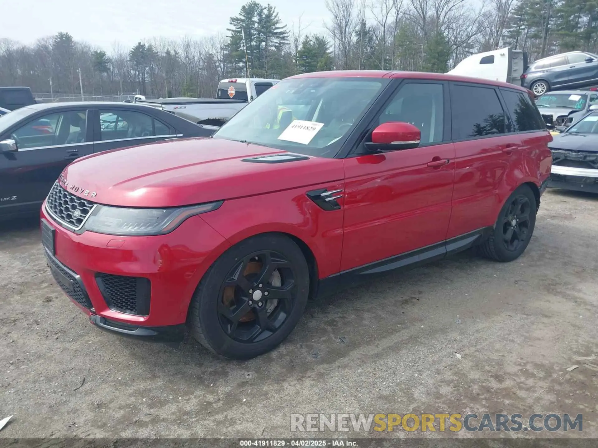 2 fotografías del automóvil dañado SALWR2RV6KA844060 LAND ROVER RANGE ROVER SPORT 2019