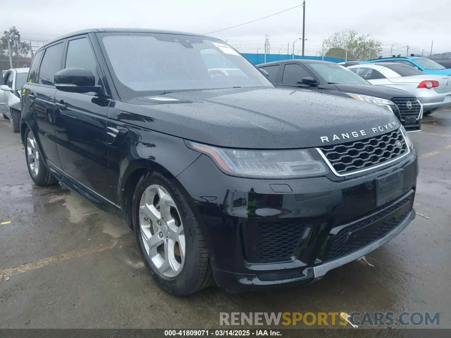 1 fotografías del automóvil dañado SALWR2RV8KA427006 LAND ROVER RANGE ROVER SPORT 2019