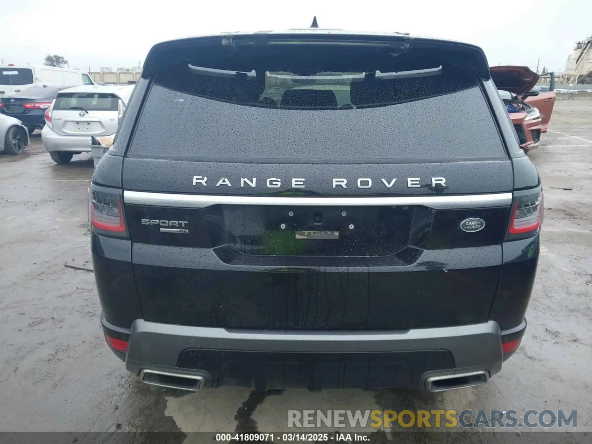 16 fotografías del automóvil dañado SALWR2RV8KA427006 LAND ROVER RANGE ROVER SPORT 2019