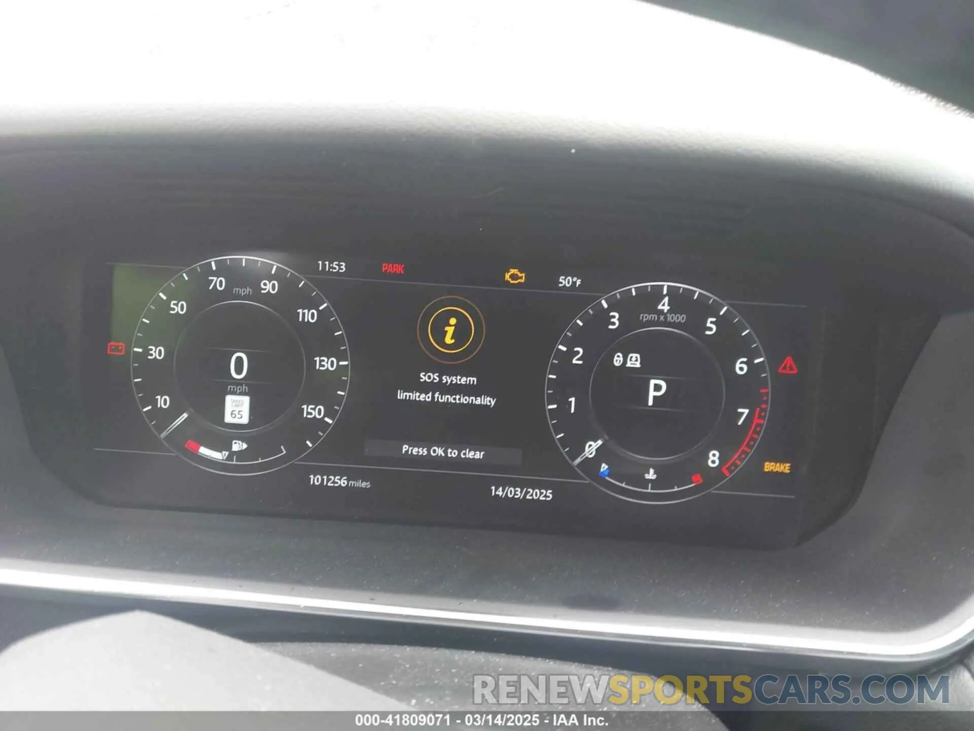 7 fotografías del automóvil dañado SALWR2RV8KA427006 LAND ROVER RANGE ROVER SPORT 2019