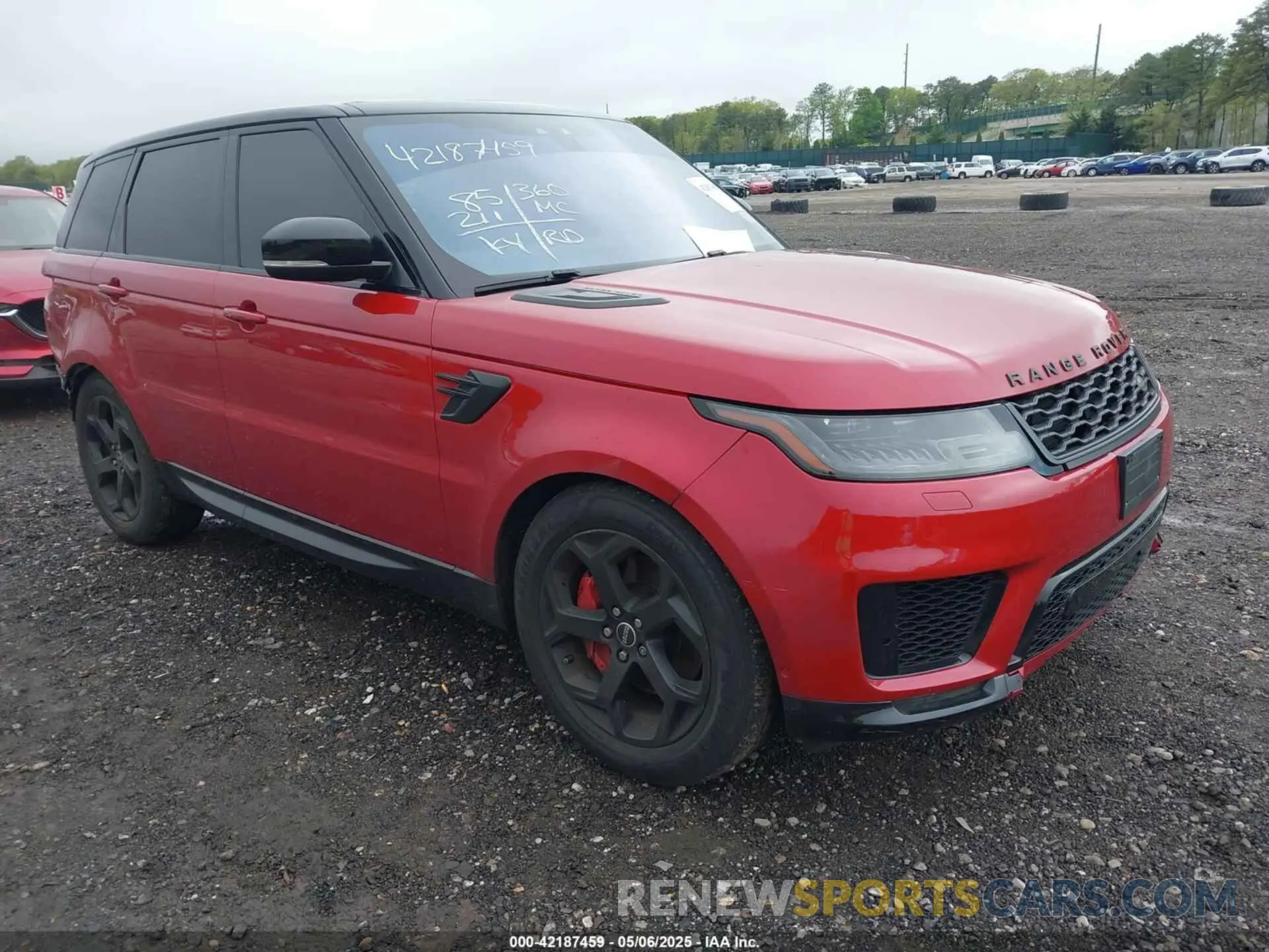 1 fotografías del automóvil dañado SALWR2RV8KA816535 LAND ROVER RANGE ROVER SPORT 2019
